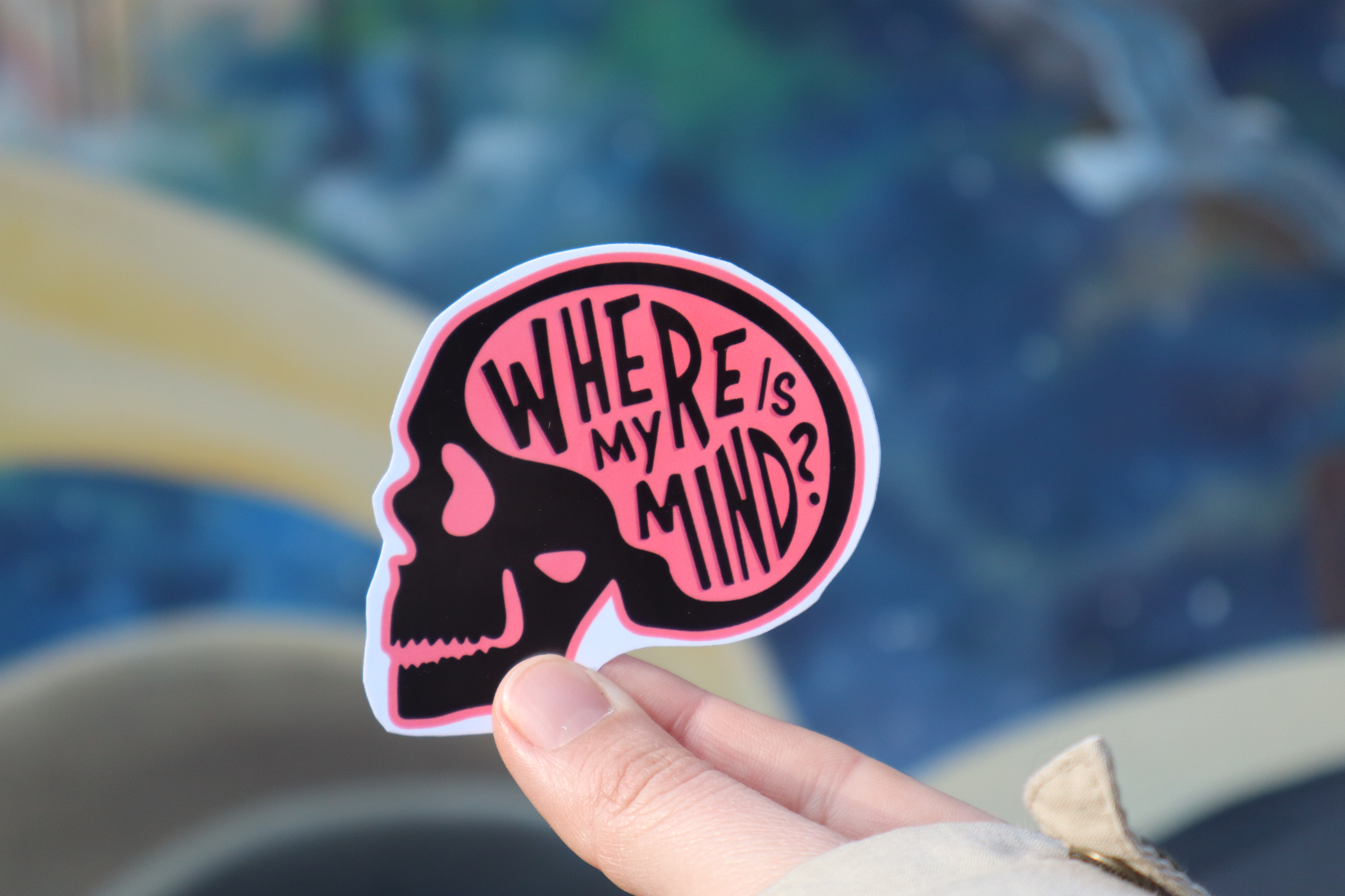 Sticker "Where is my mind"