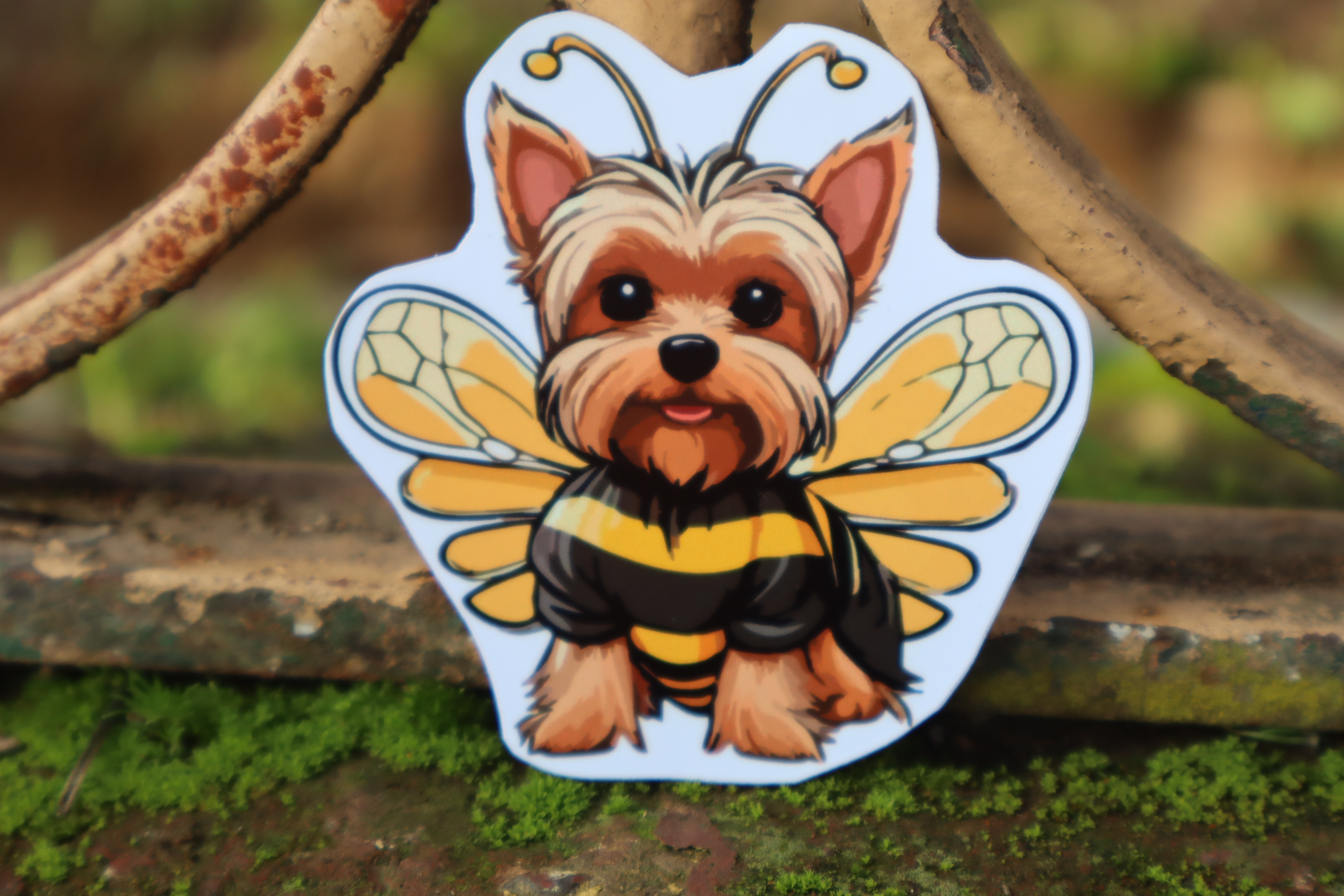 Sticker "Perrito Abeja"