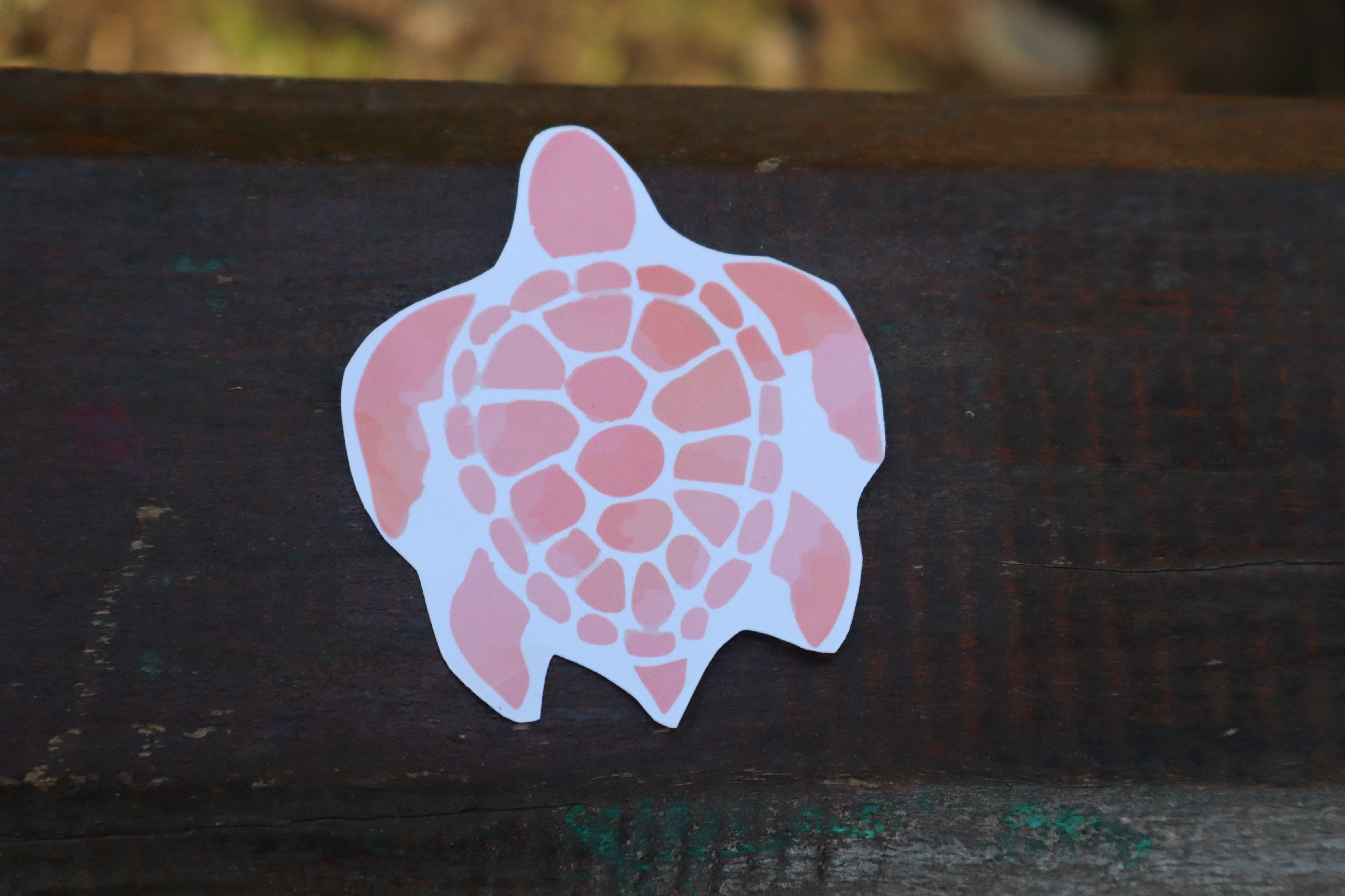 Sticker "Tortuga rosa"