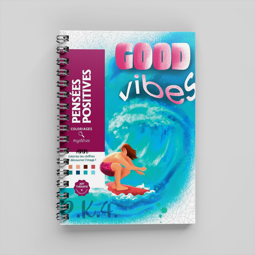 Coloring Book "Good Vibes"