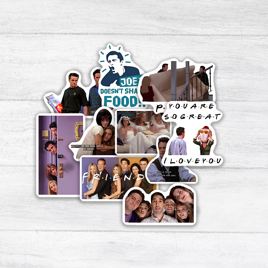 Pack stickers "Friends" - 10 unidades