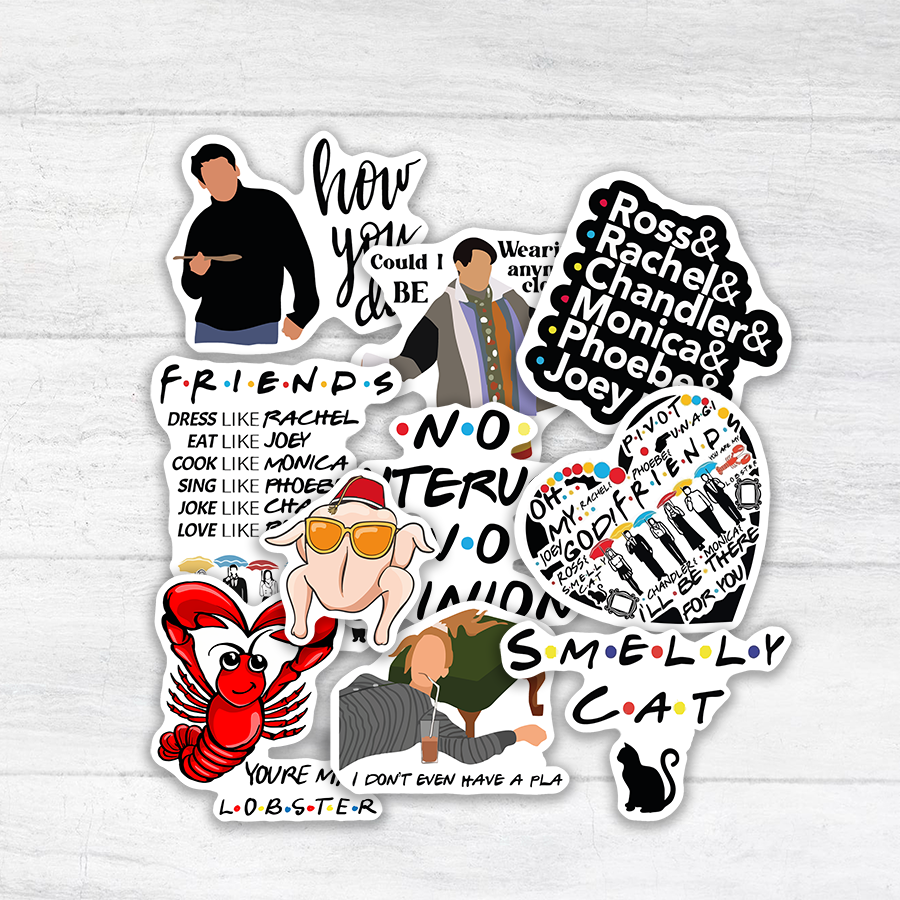 Pack stickers "Friends" - 10 unidades