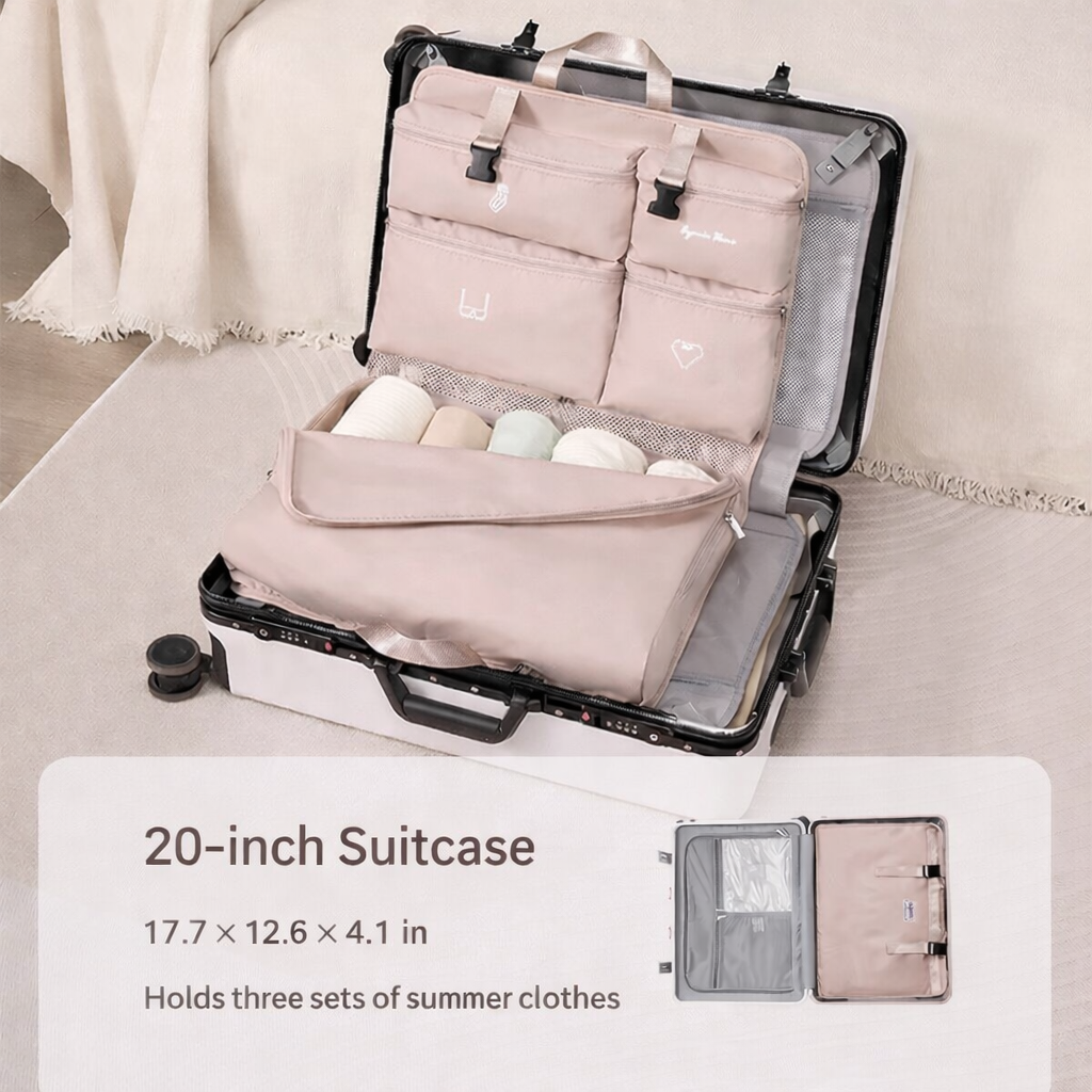 Eziroo-E Series Multi-Compartment Travel Organizer Bag