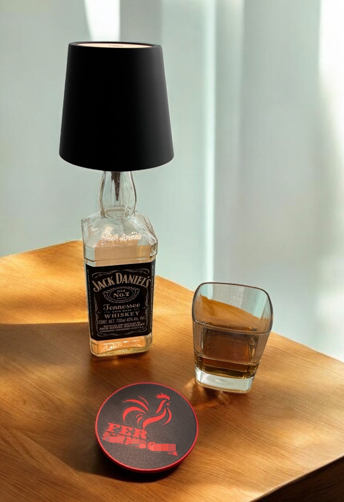 Combo Lámpara + Portavasos