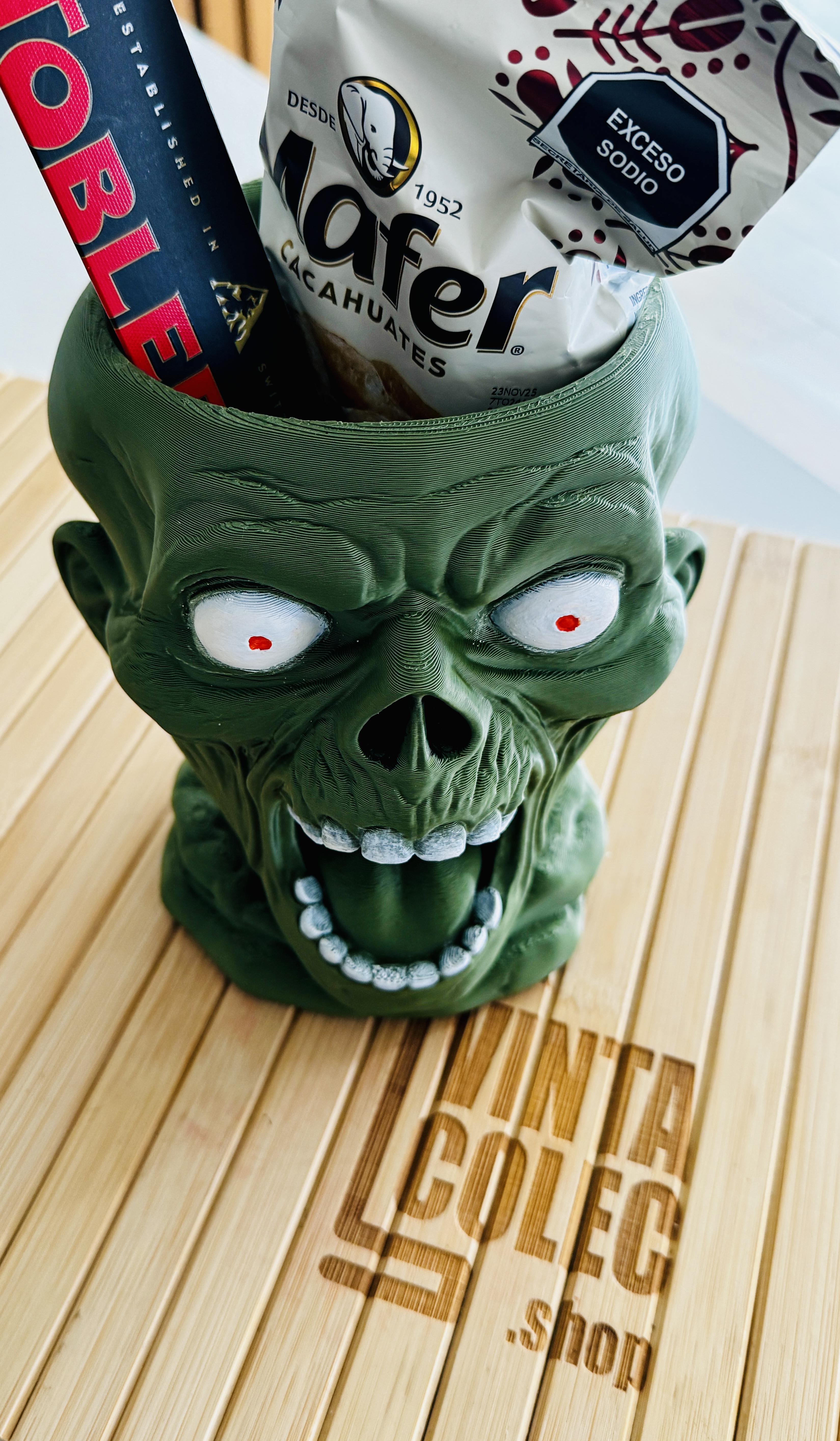 Cabeza de Zombi para dulces