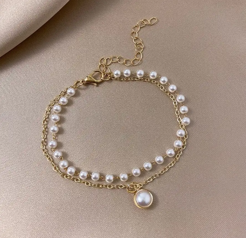 Whispers of Grace – Dainty Pearl Bracelet