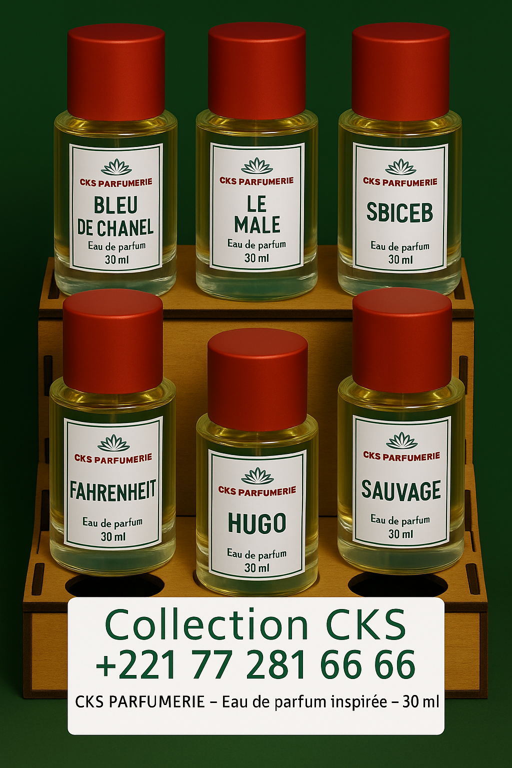 Collection de parfums CKS