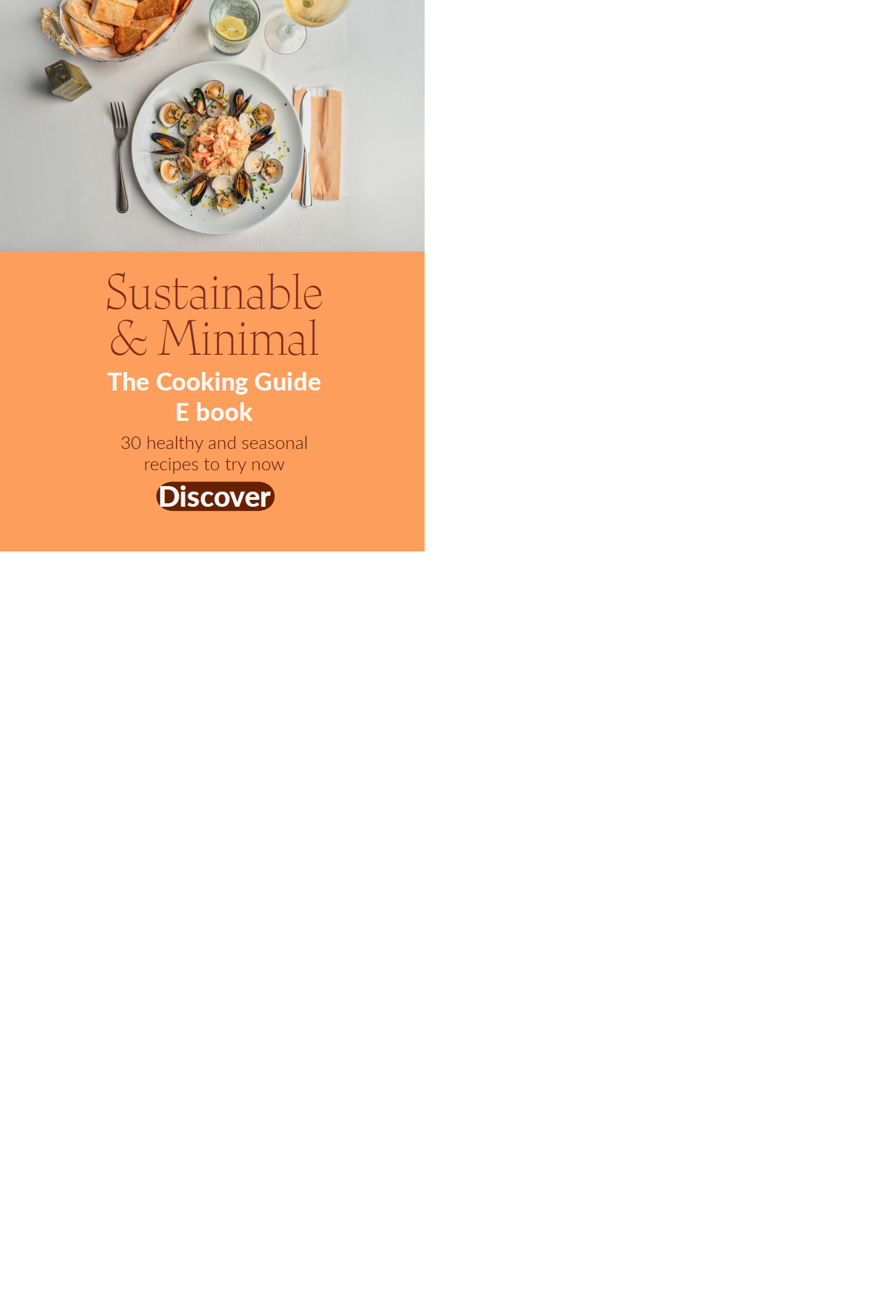 Sustainable & Minimal: The Cooking Guide eBook
