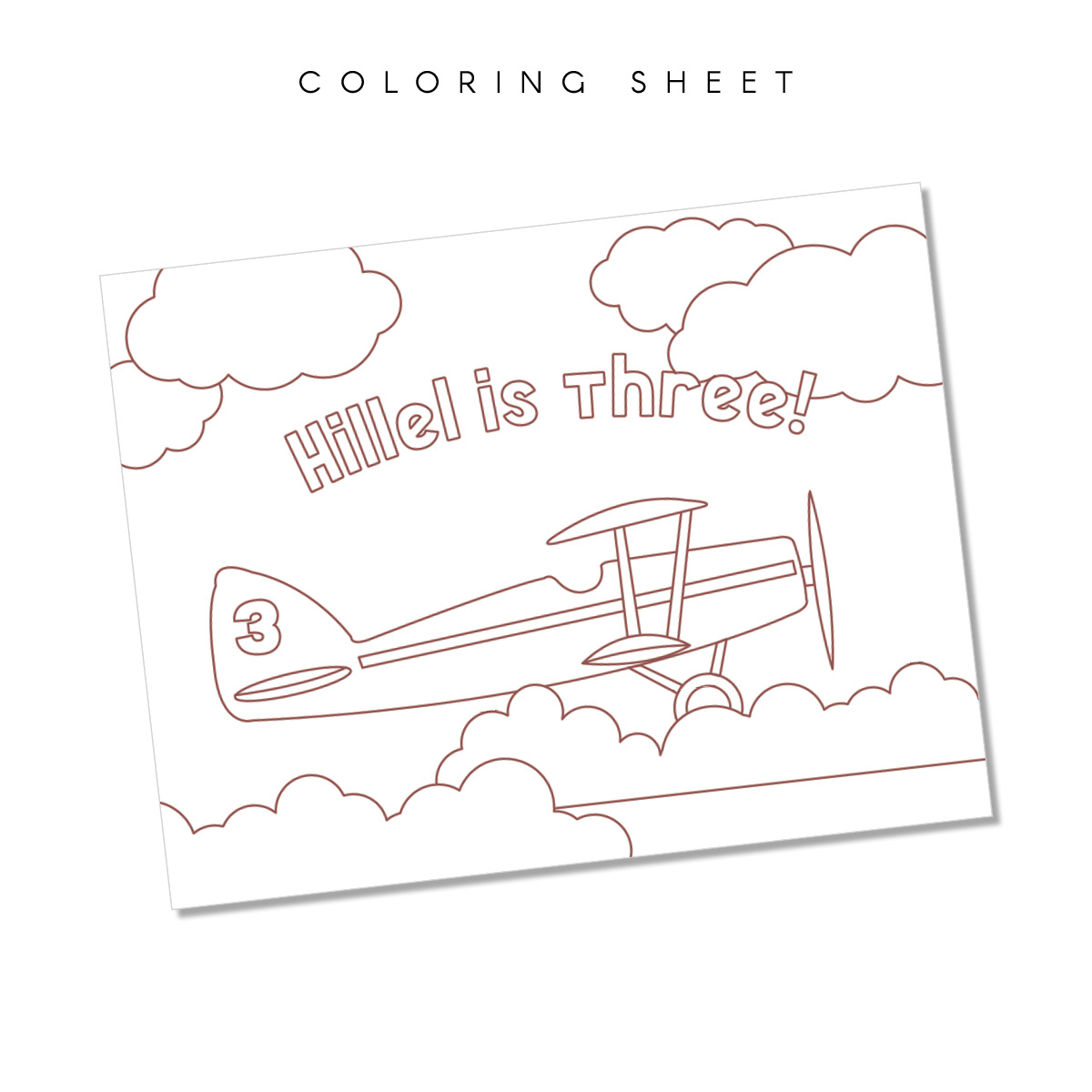 Vintage Airplane Upsherin Theme