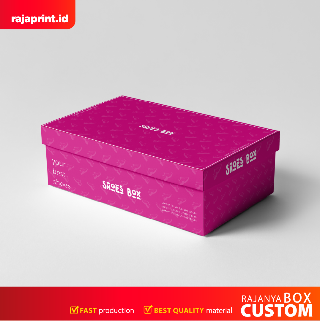 Kotak Sepatu Custom