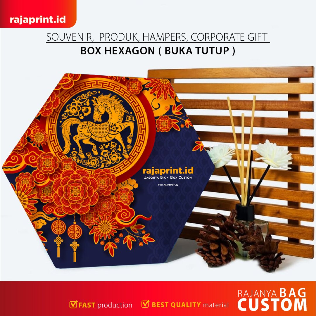 Model Hexagon Buka Tutup Atas