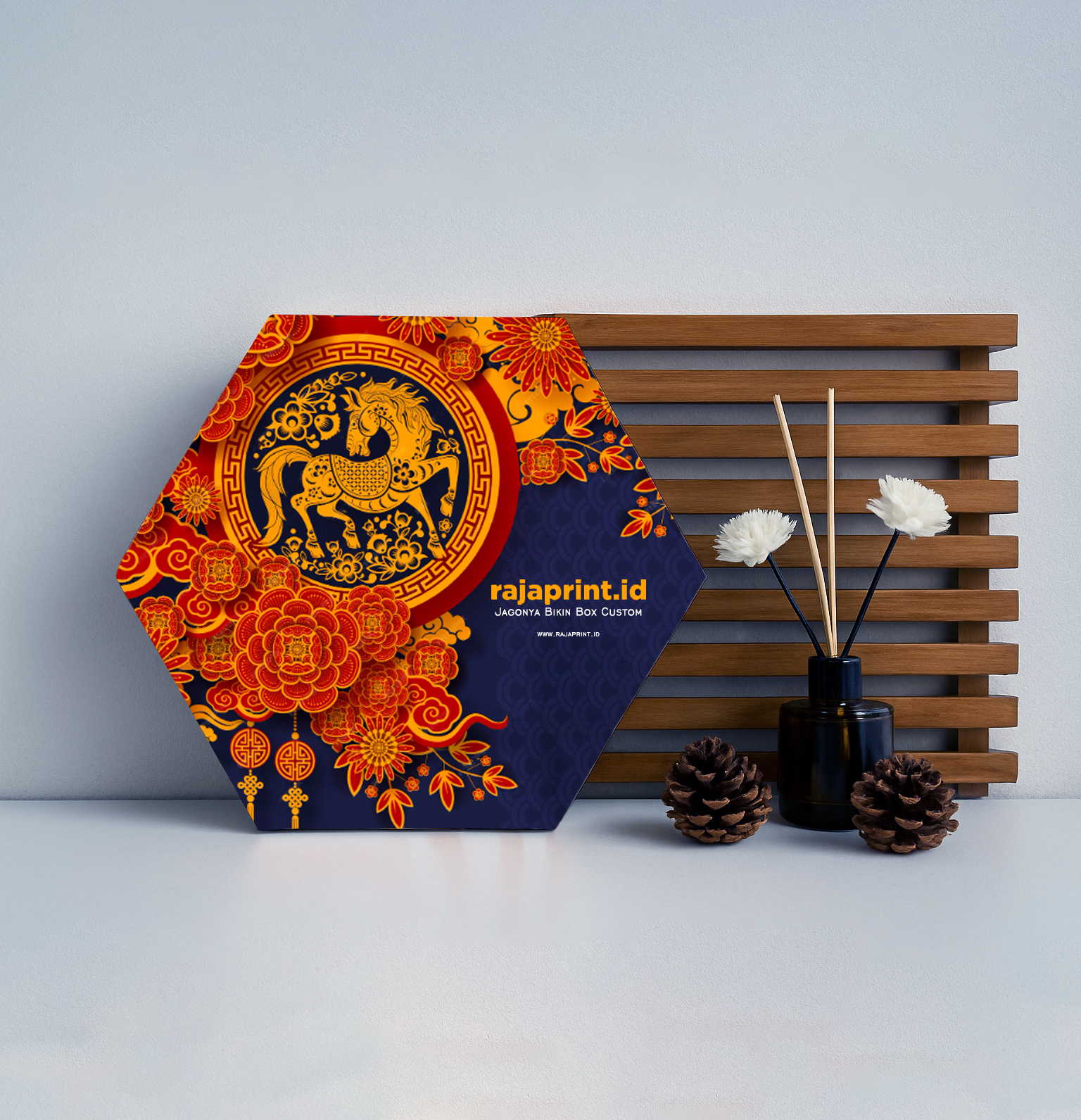 Model Hexagon Buka Tutup Atas