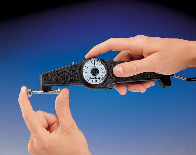 Magnetic Coating Thickness Gage DeFelsko PosiTest For Non-Magnetic Coating On Steel