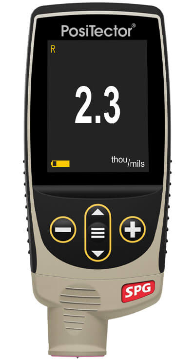 Surface Profile Gage DeFelsko Positector SPG for Blasted Steel, Textured Coatings, & Concrete Profile 0-500 micron