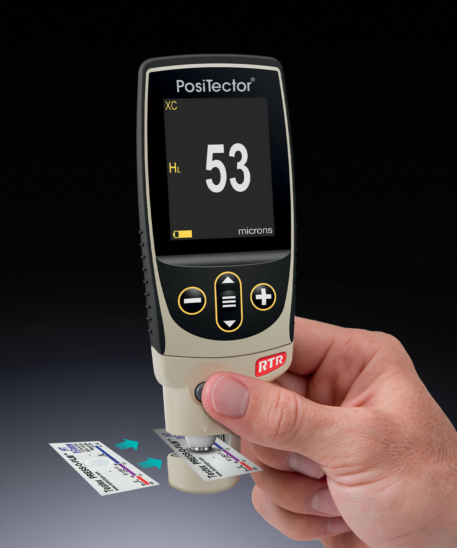 Electronic Surface Profile Gage DeFelsko PosiTector RTR H 20-115 micron