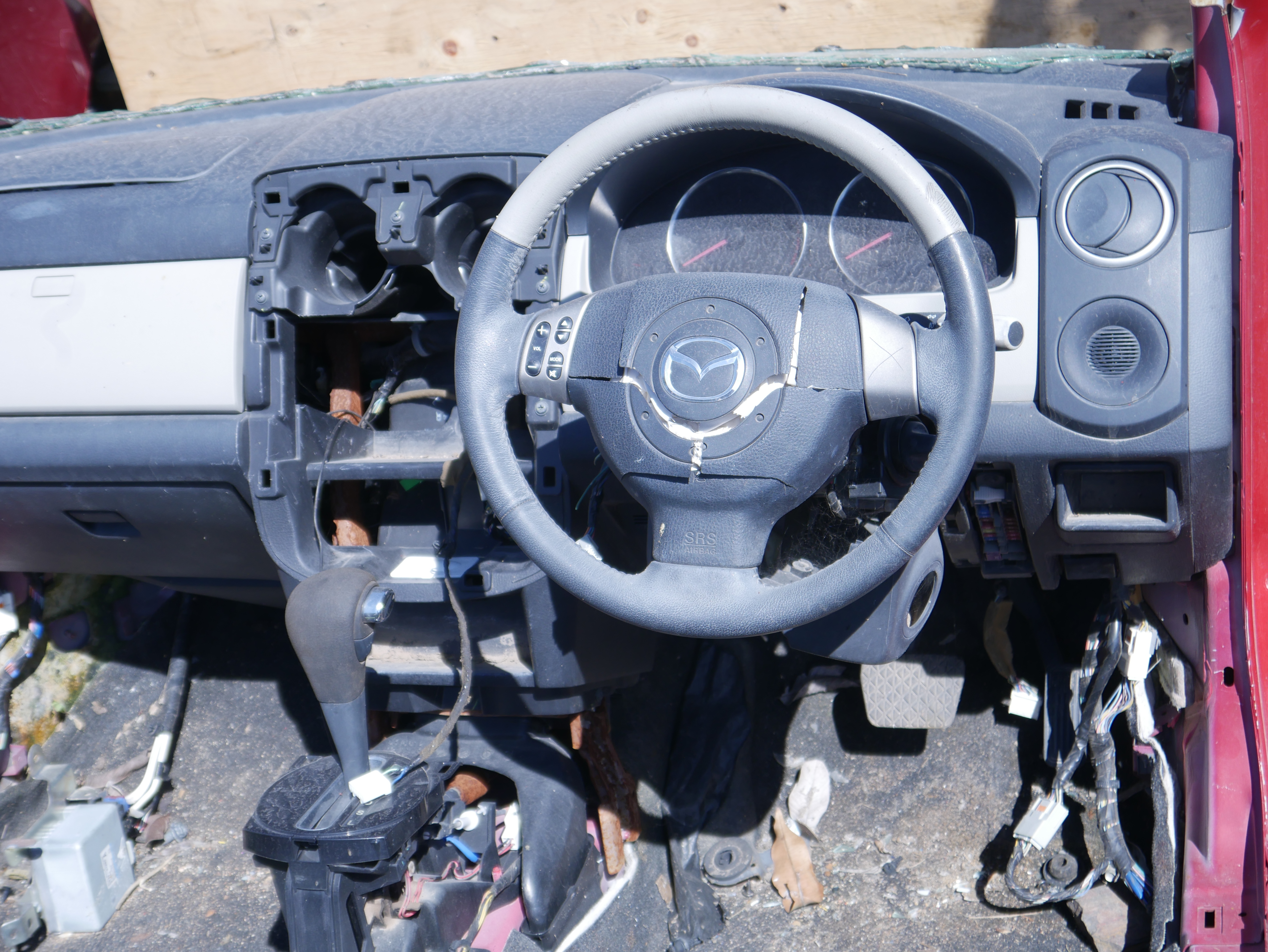 Mazda Verissa Dashboard with Steering Wheel