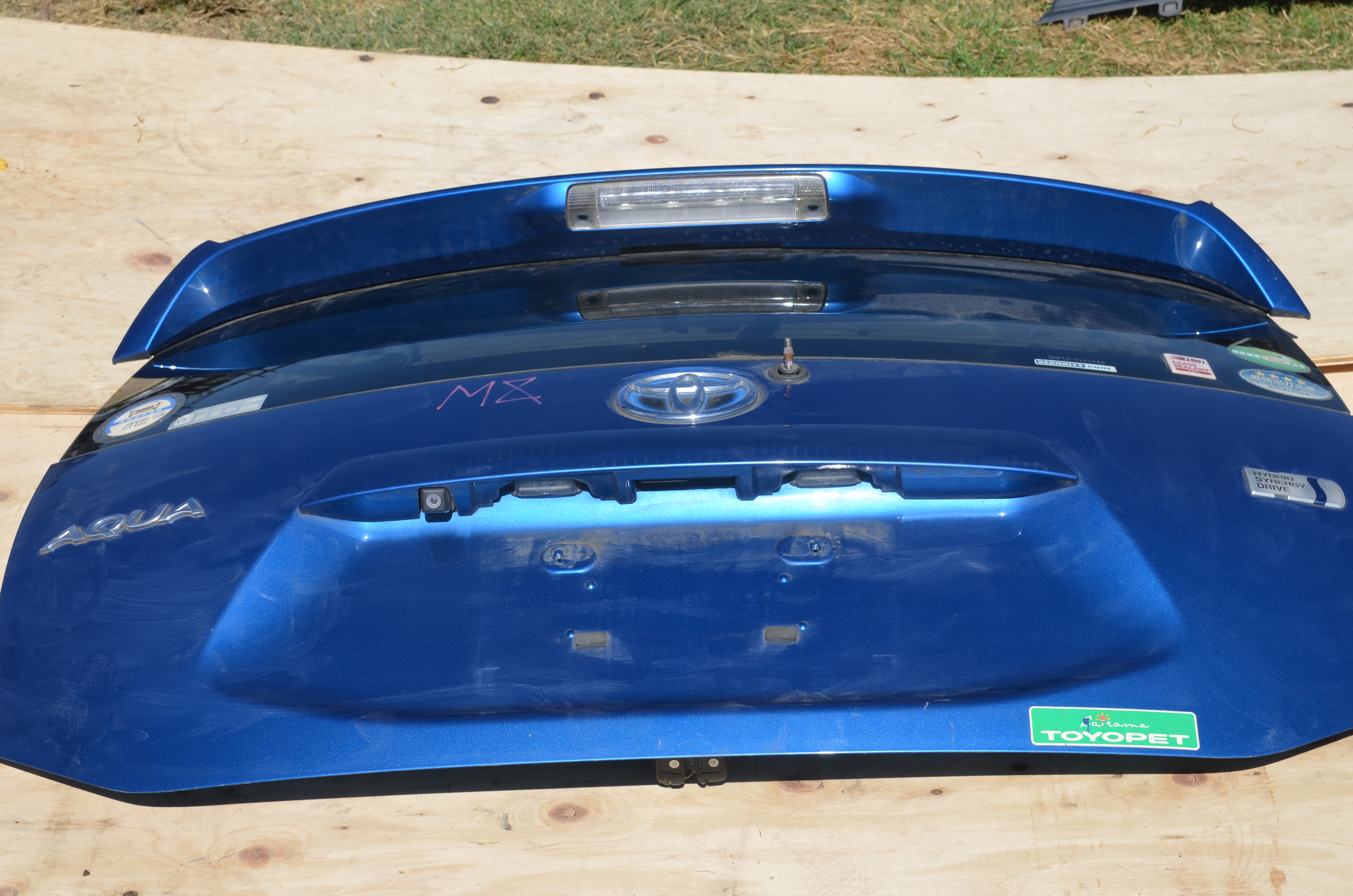 Toyota Aqua boot Lid