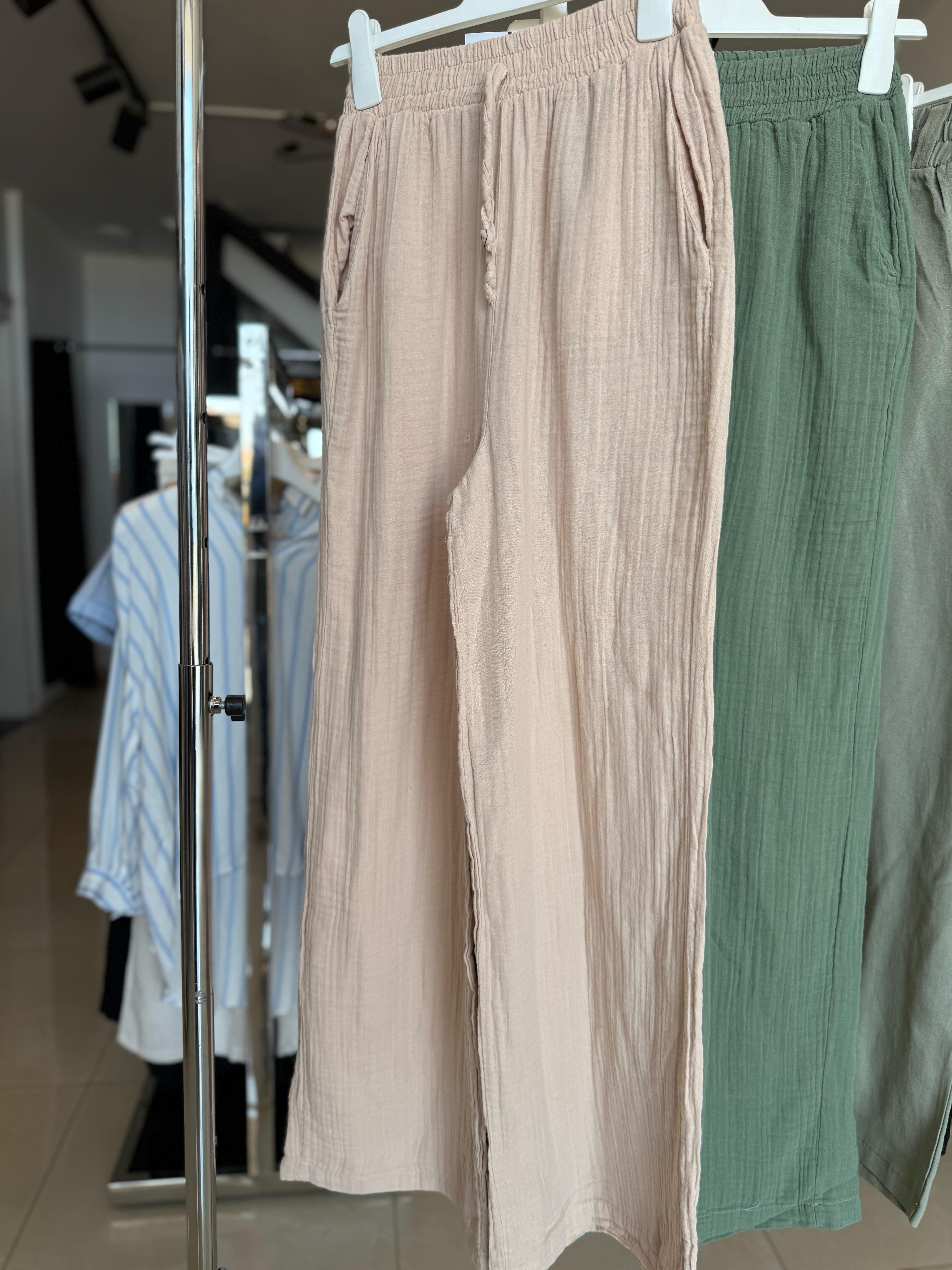 Pants linen