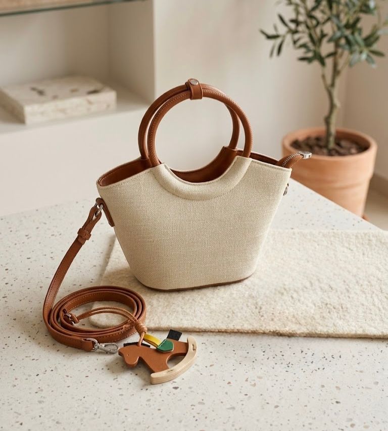 Bag with Leather Horse