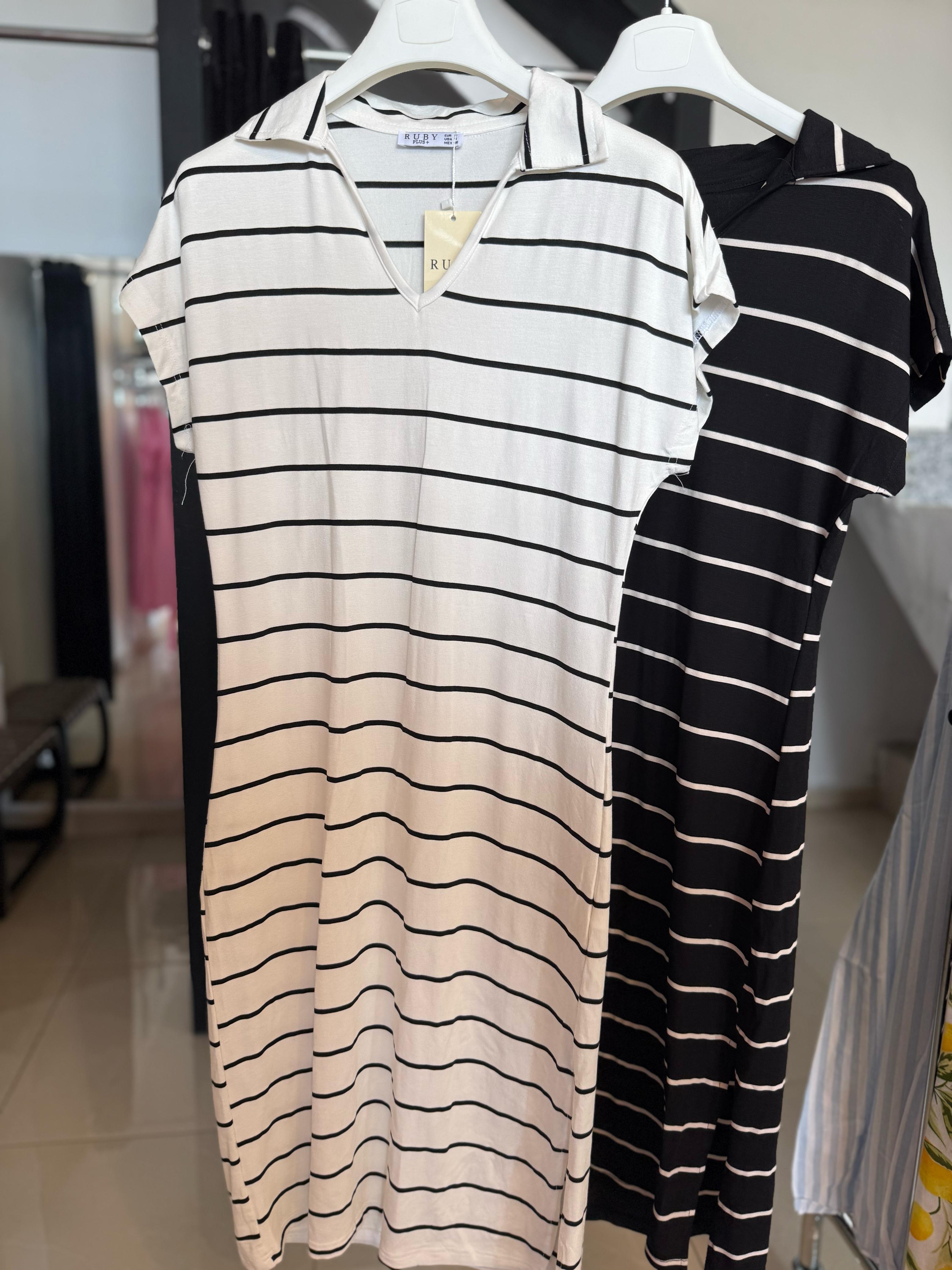 striped dress