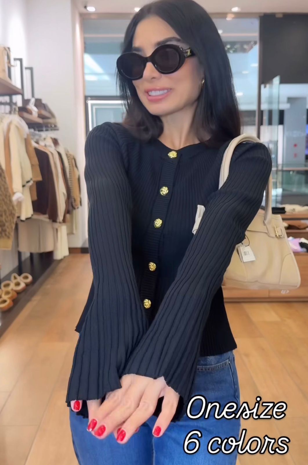 Top with flared curve