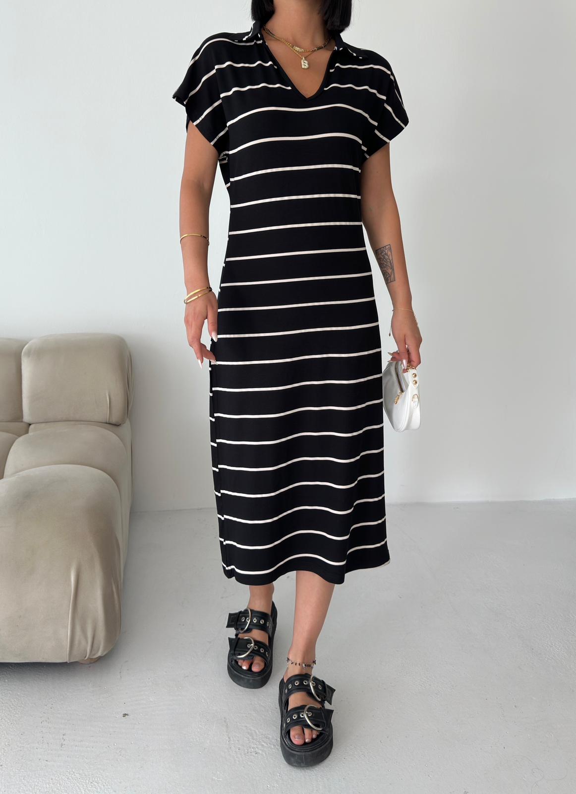 striped dress