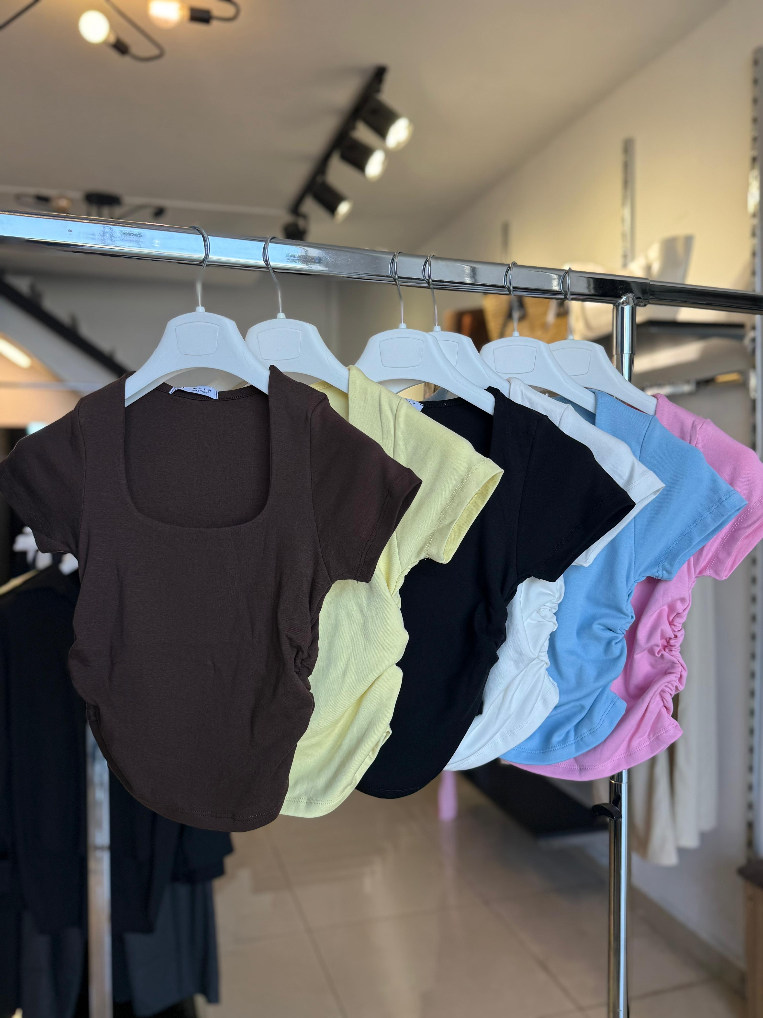  Fitted Square Neck T-Shirts
