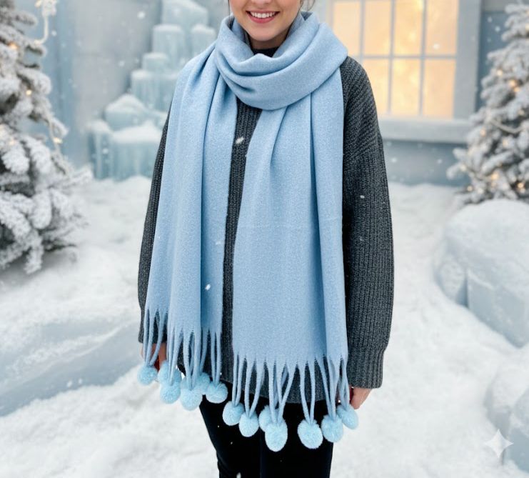 Pom-Pom scarf