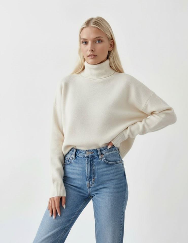 Roll-Neck Pullover