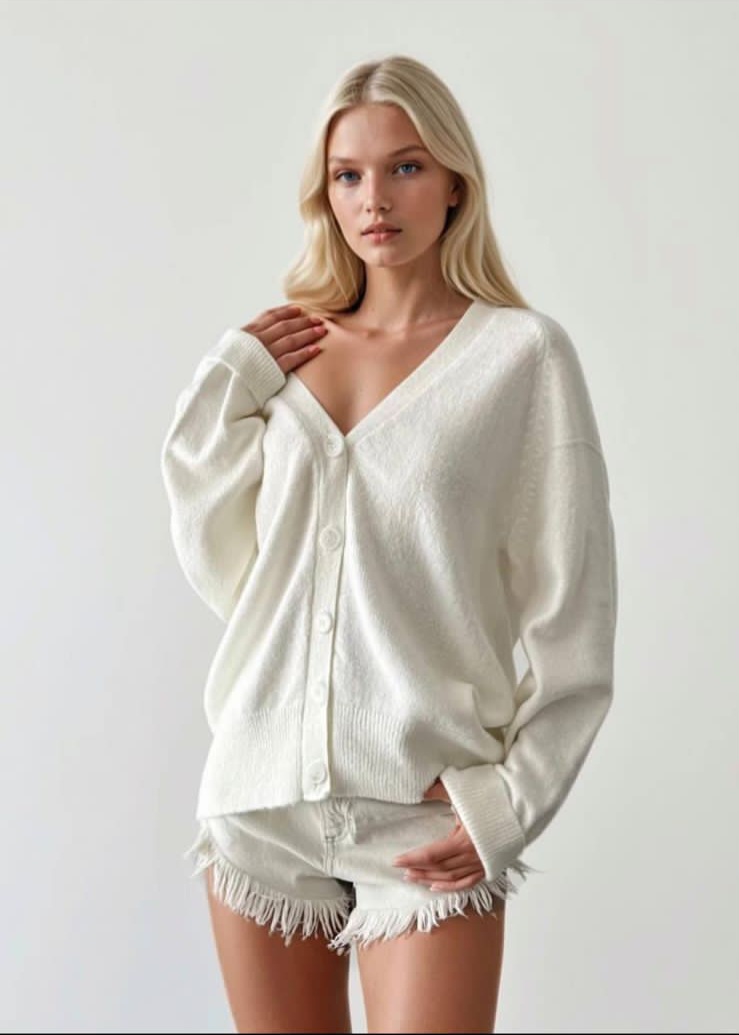 Wool cardigan