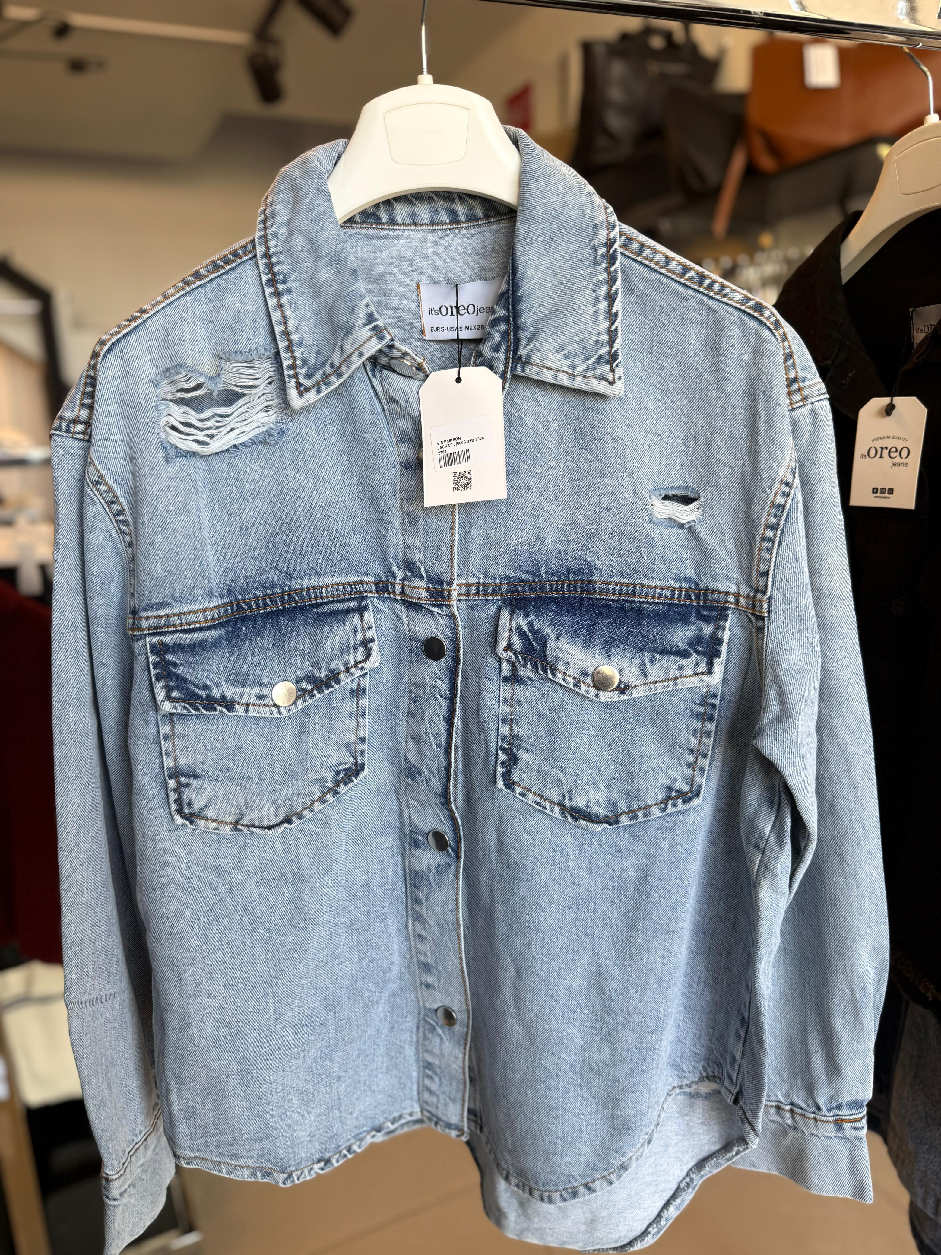 Chemise jeans