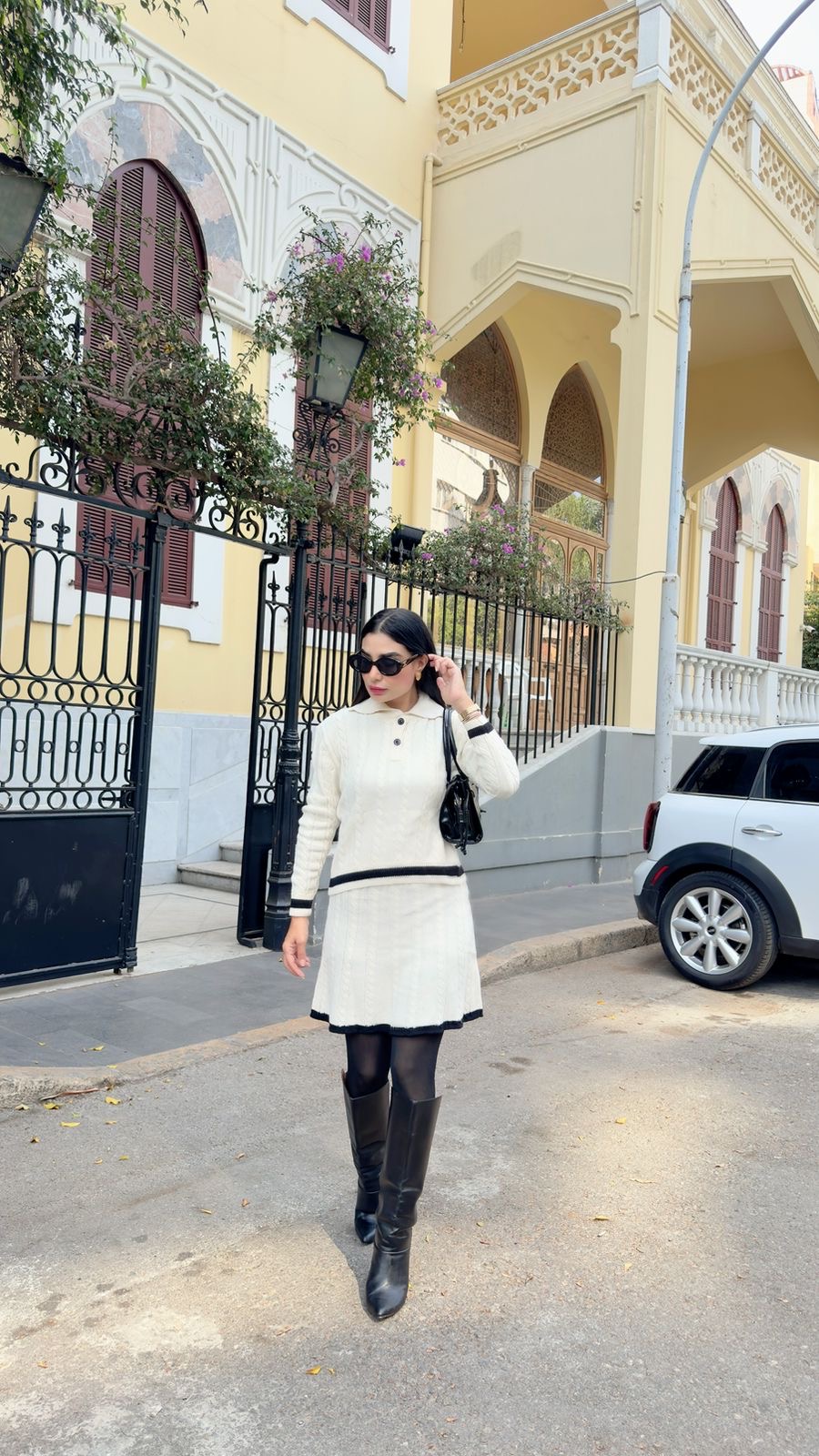 Wool set skirt