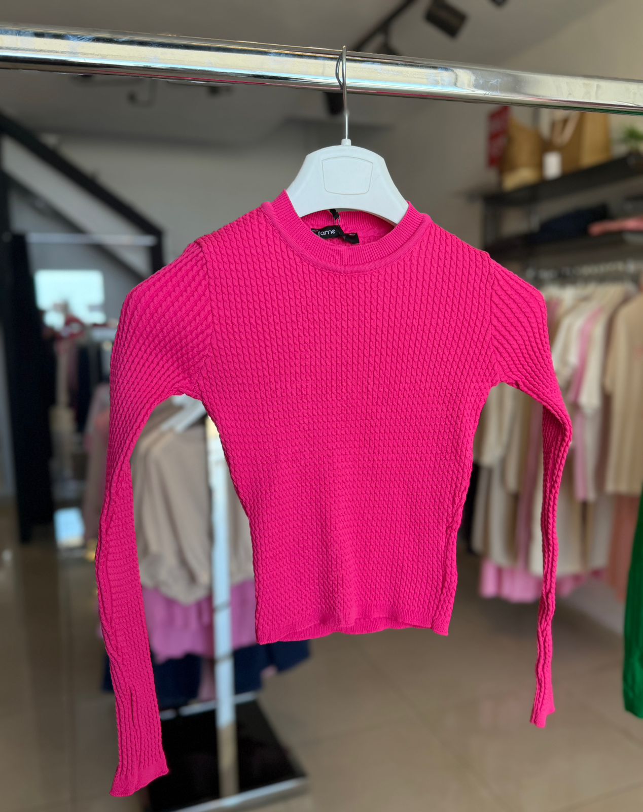 Wool crop top