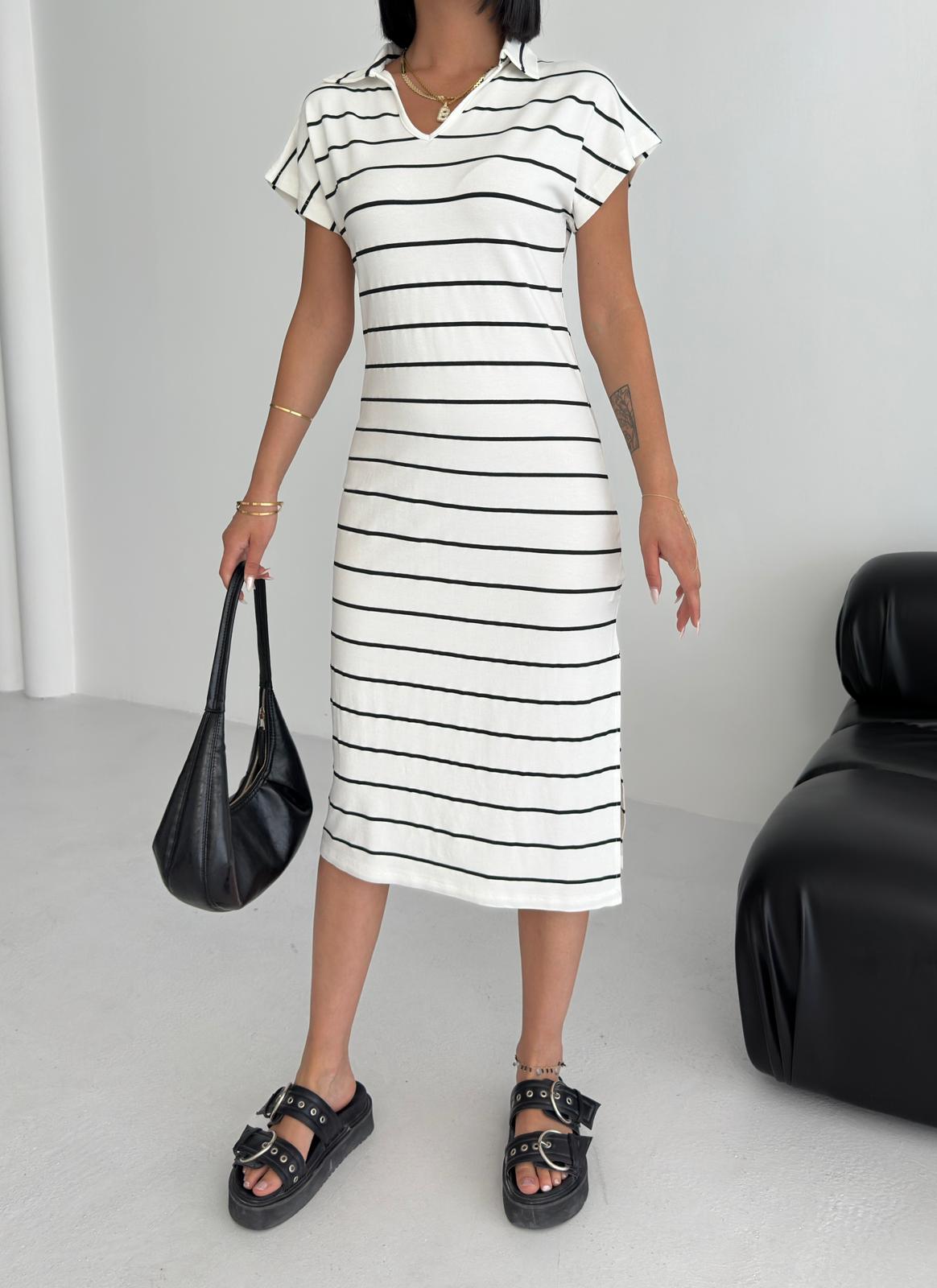 striped dress