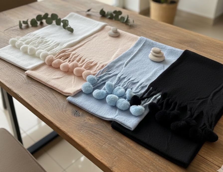 Pom-Pom scarf