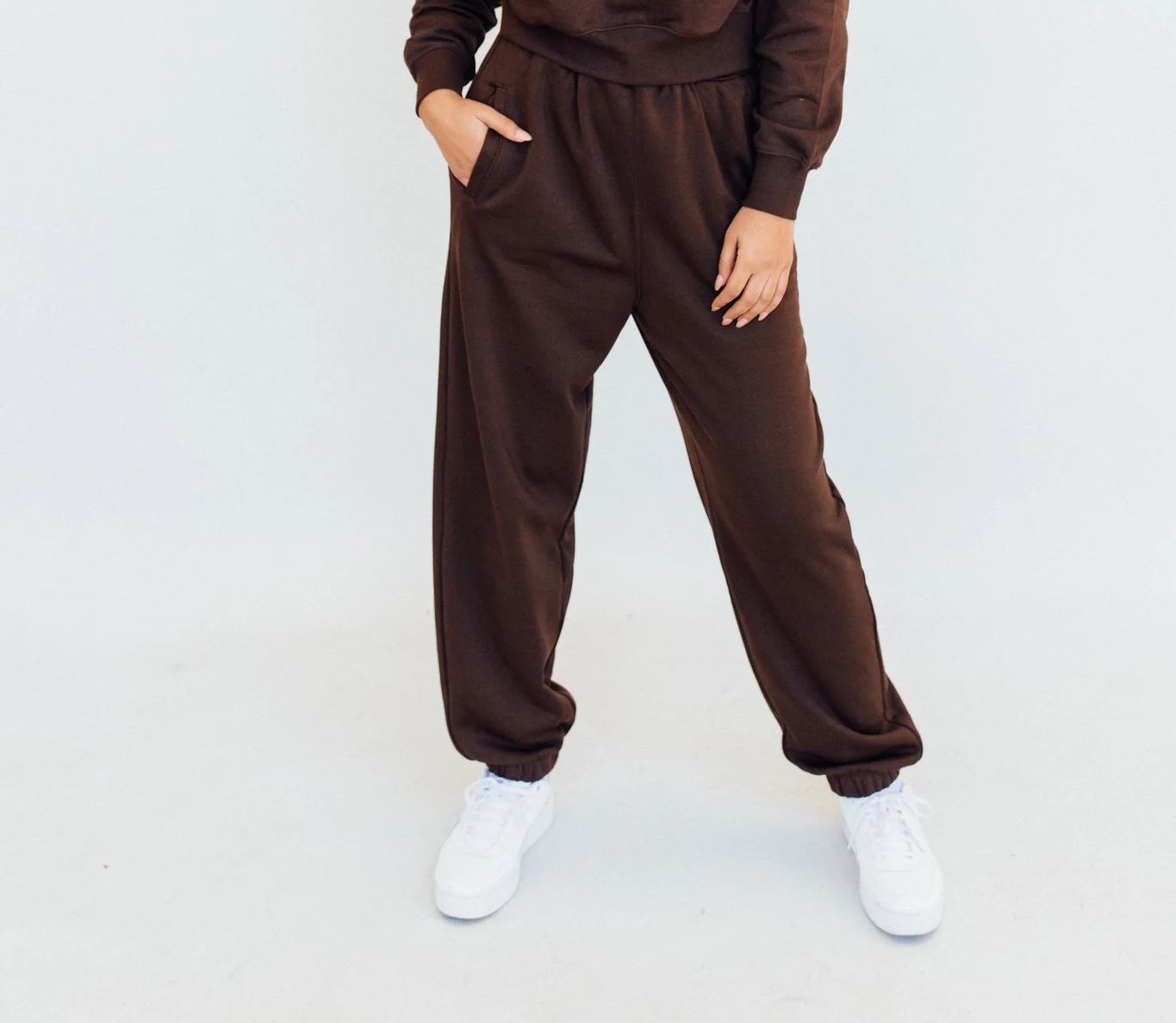 Sweatpants fleece inside