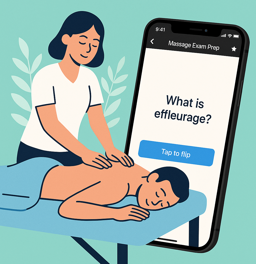 Programėlė masažo teorijos egzaminui!