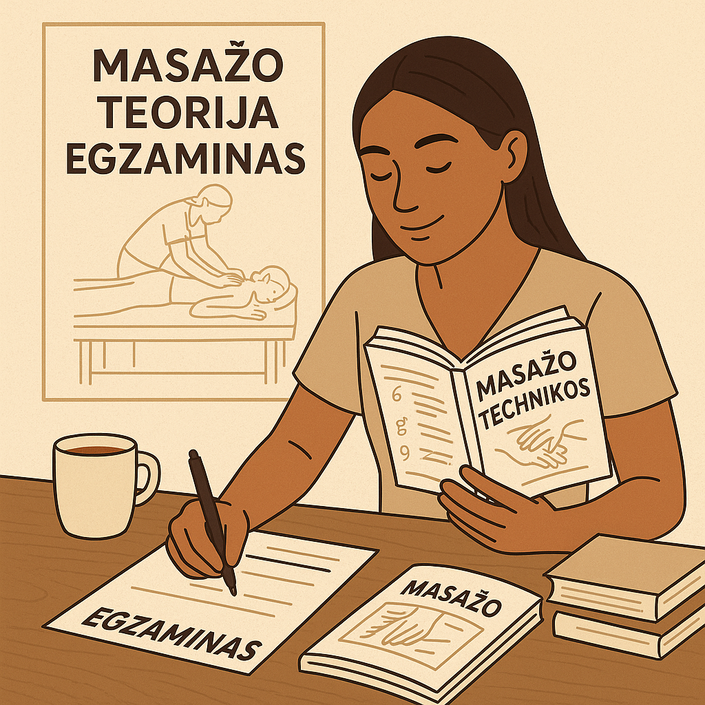 Programėlė masažo teorijos egzaminui!