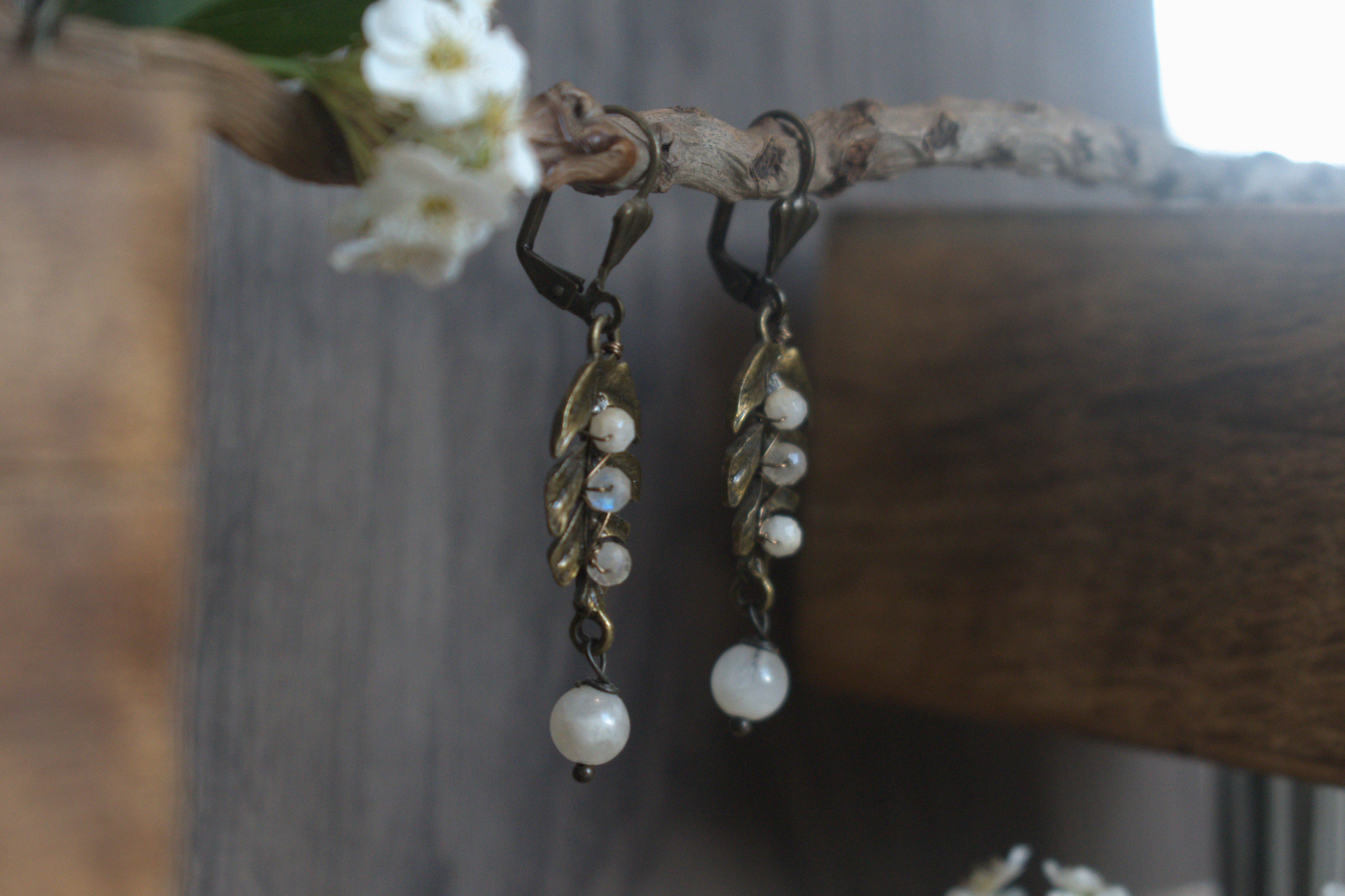 Boucles d'oreilles ~Servilia~ Péristérite