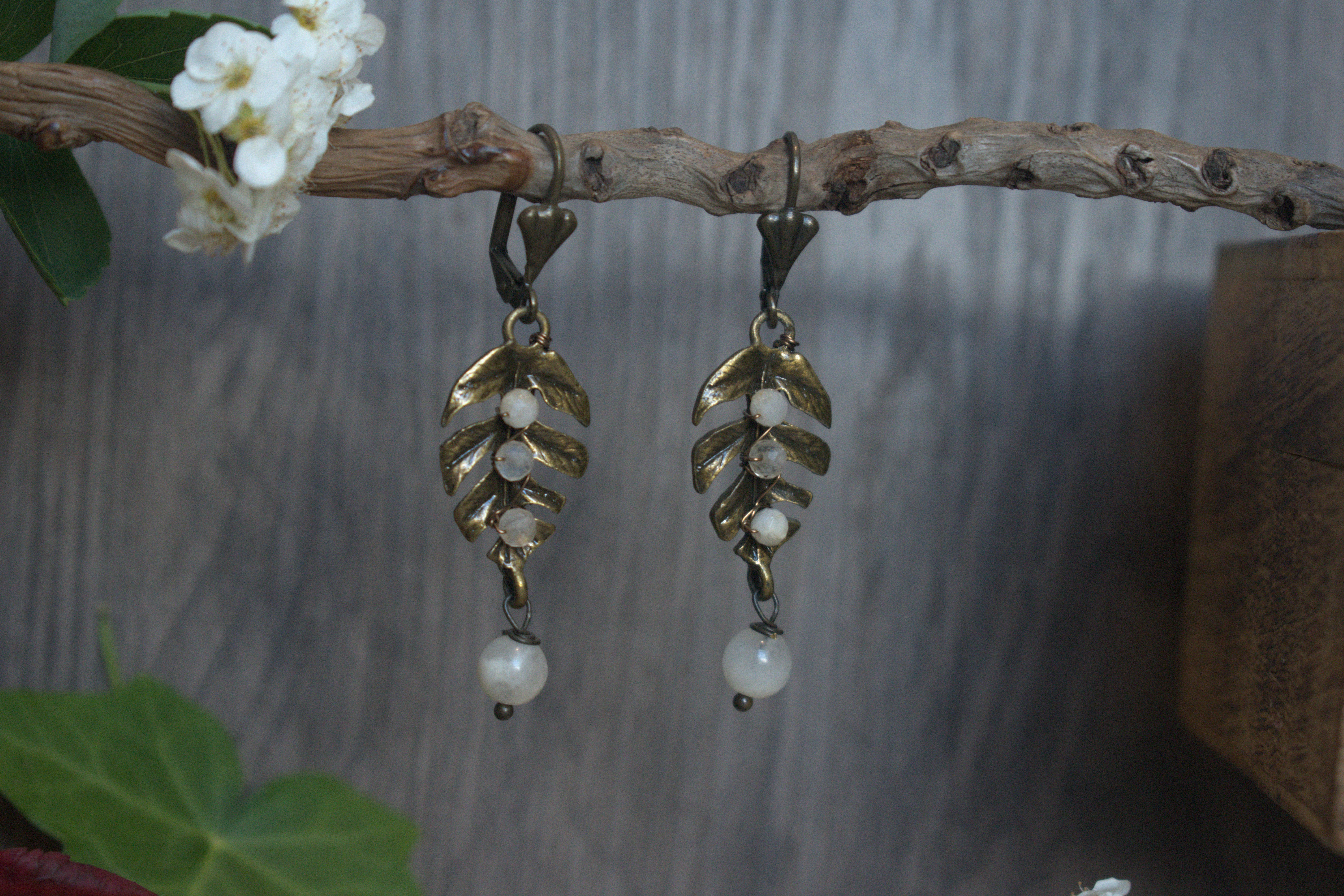 Boucles d'oreilles ~Servilia~ Péristérite