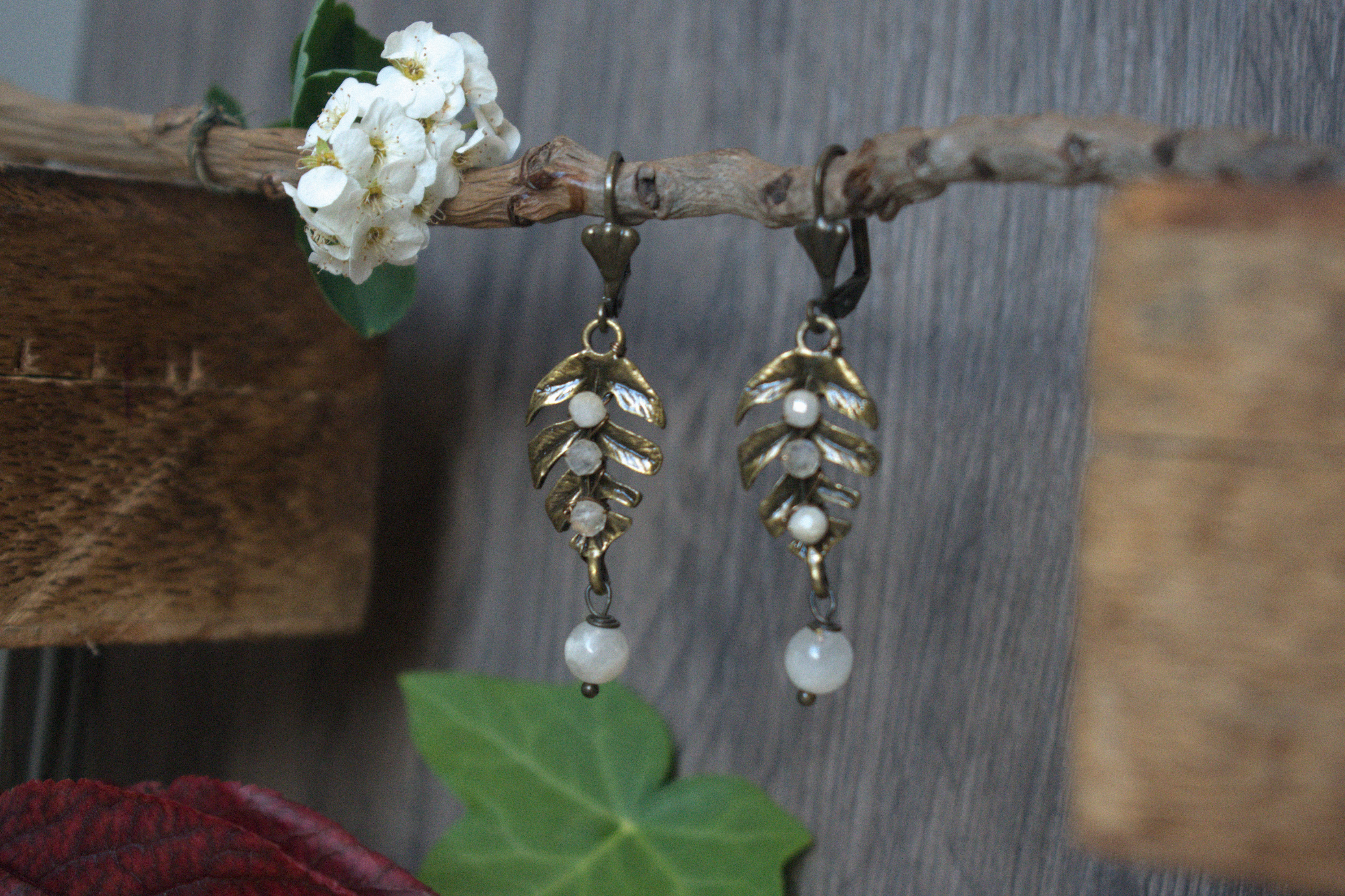 Boucles d'oreilles ~Servilia~ Péristérite