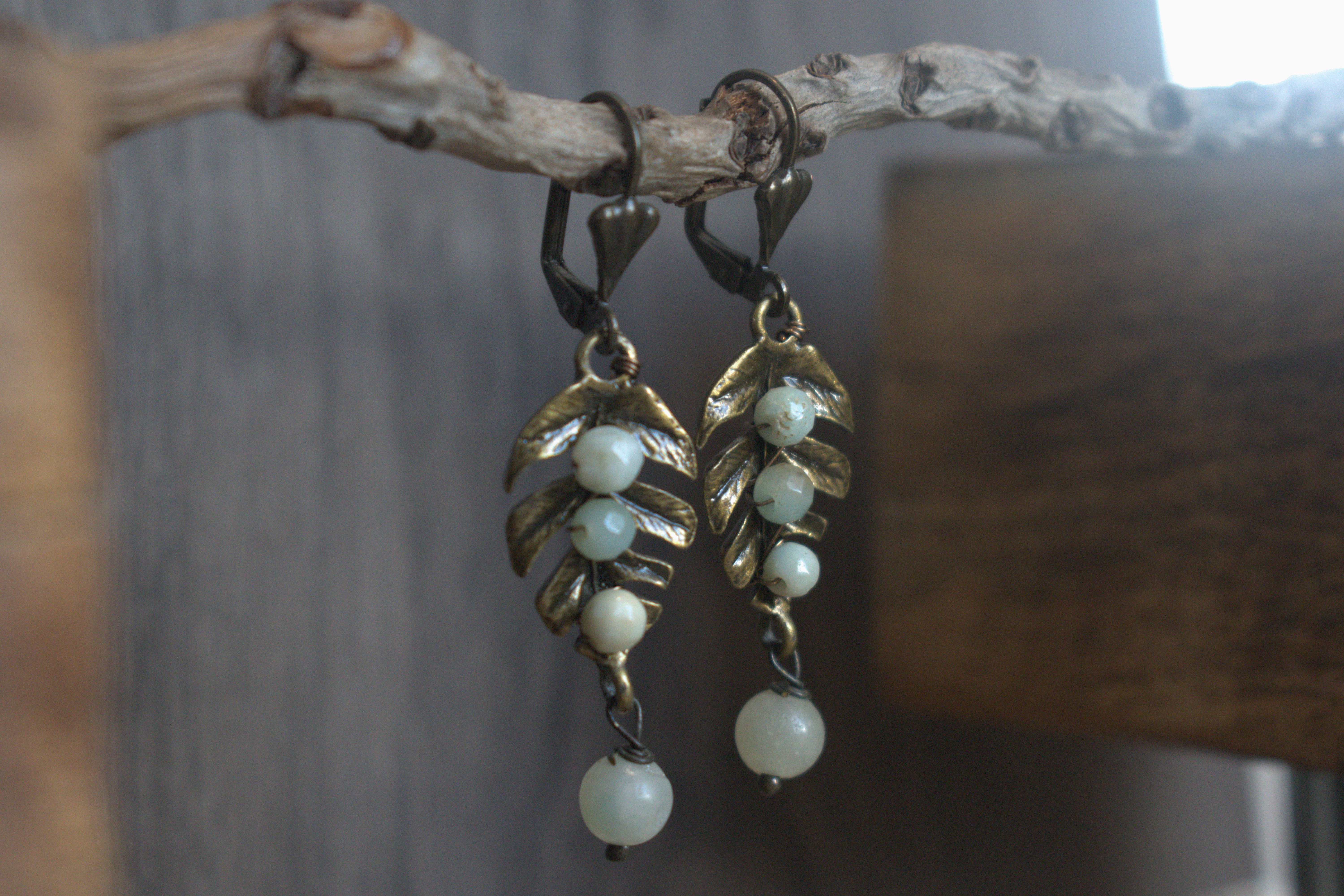 Boucles d'Oreilles ~Servilia~ Aventurine