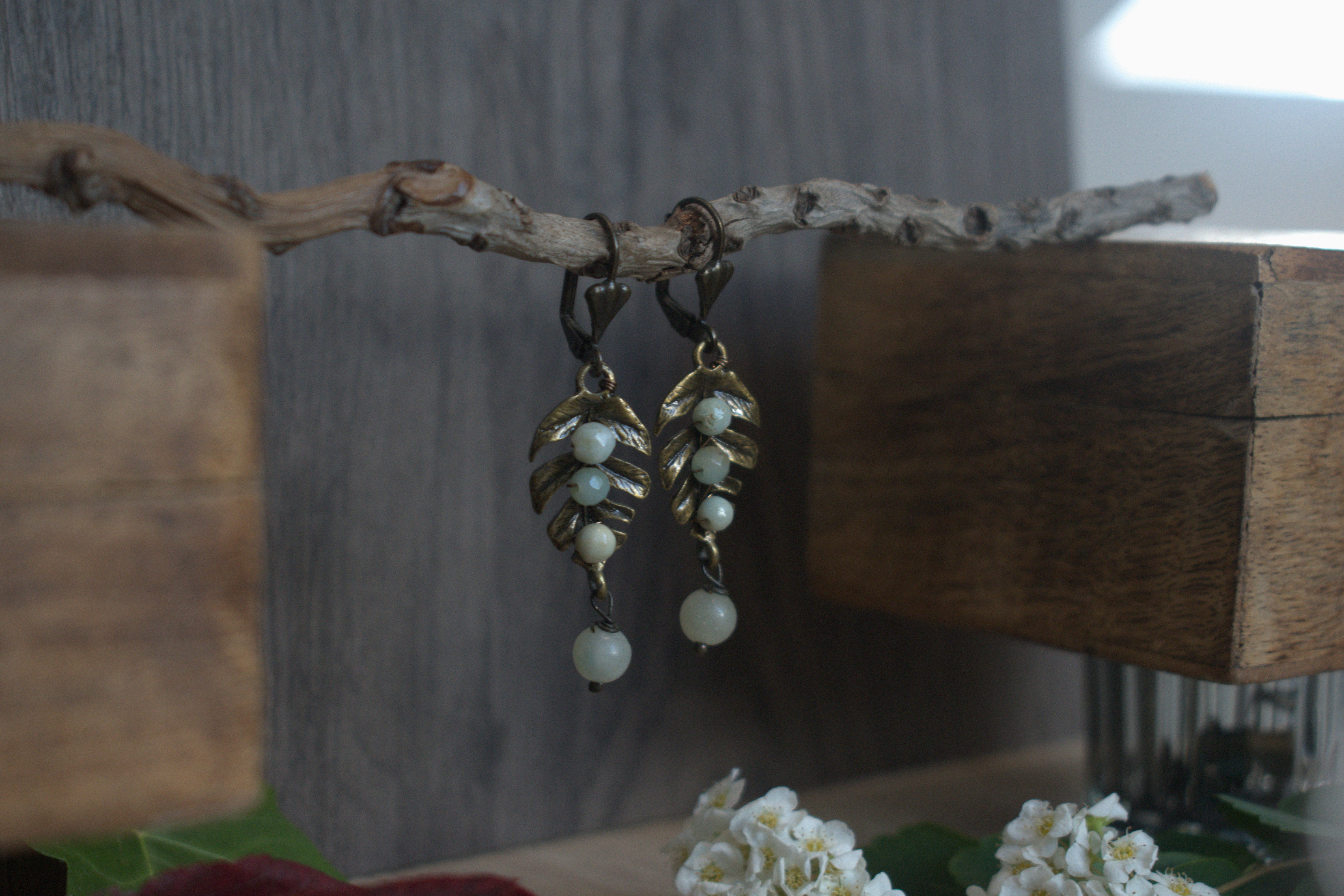 Boucles d'Oreilles ~Servilia~ Aventurine
