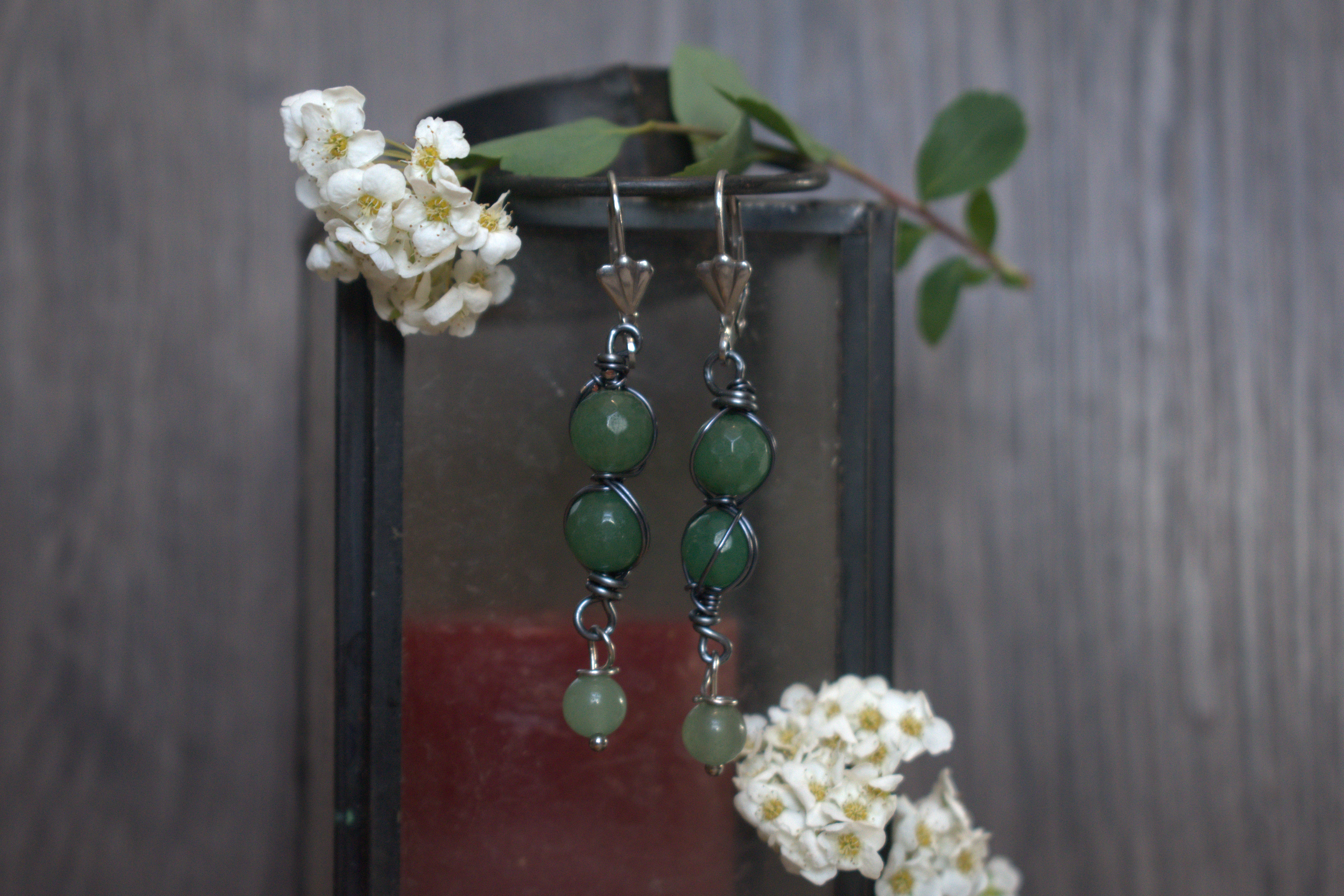 Boucles d'Oreilles ~Sybaris~ Aventurine