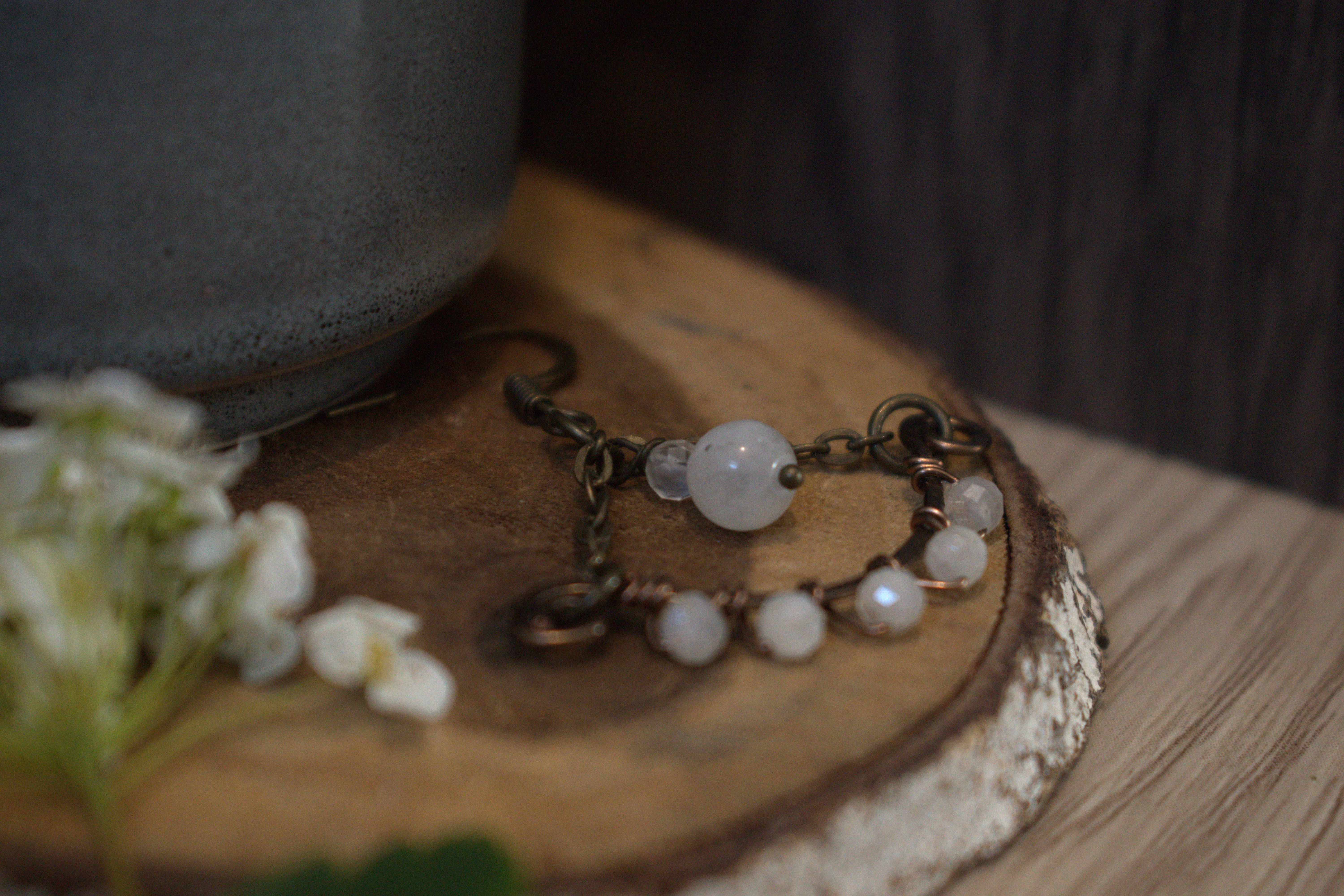 Boucles d'Oreilles ~Horus~ Péristérite