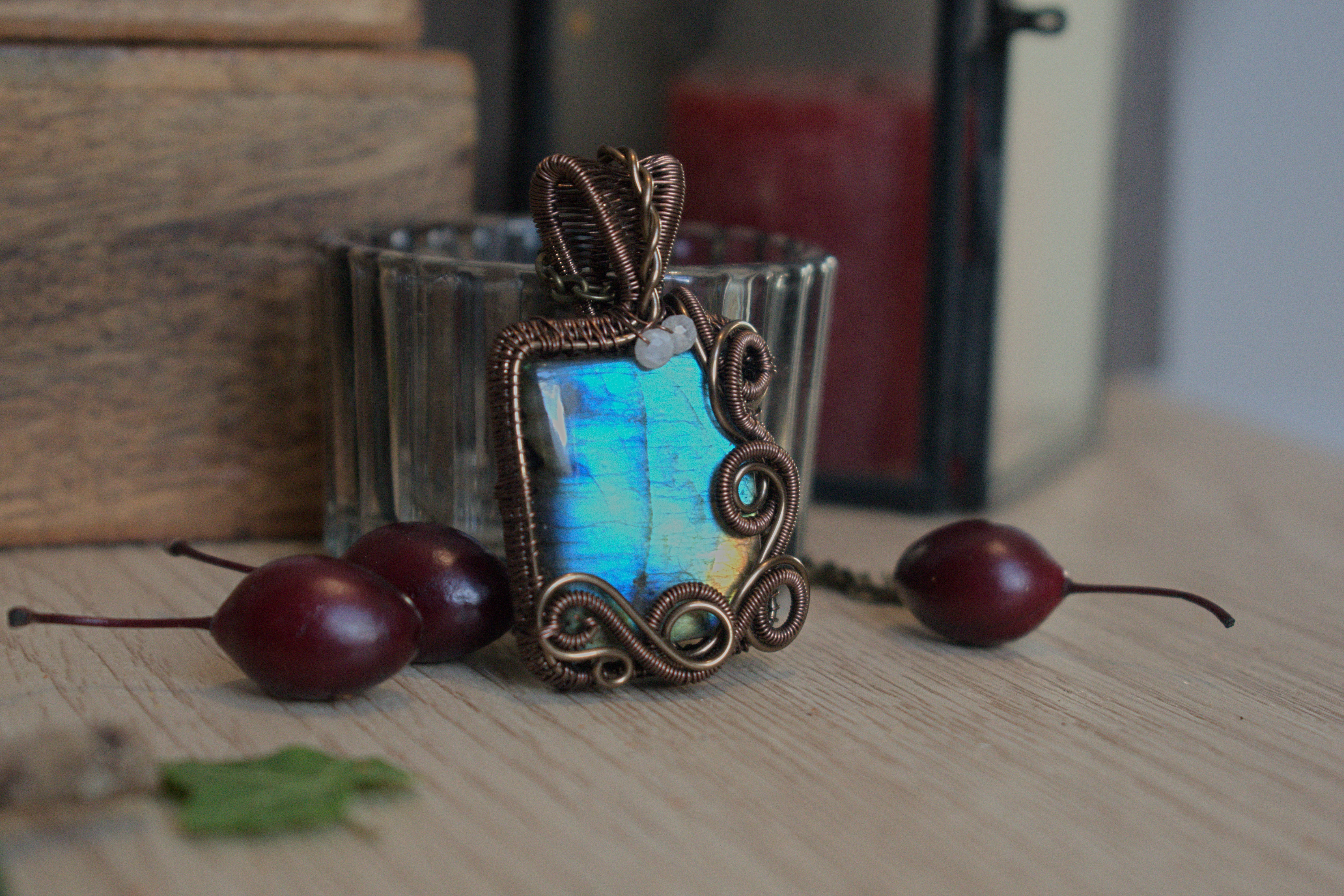 Collier ~Eclat Hivernal~ Labradorite