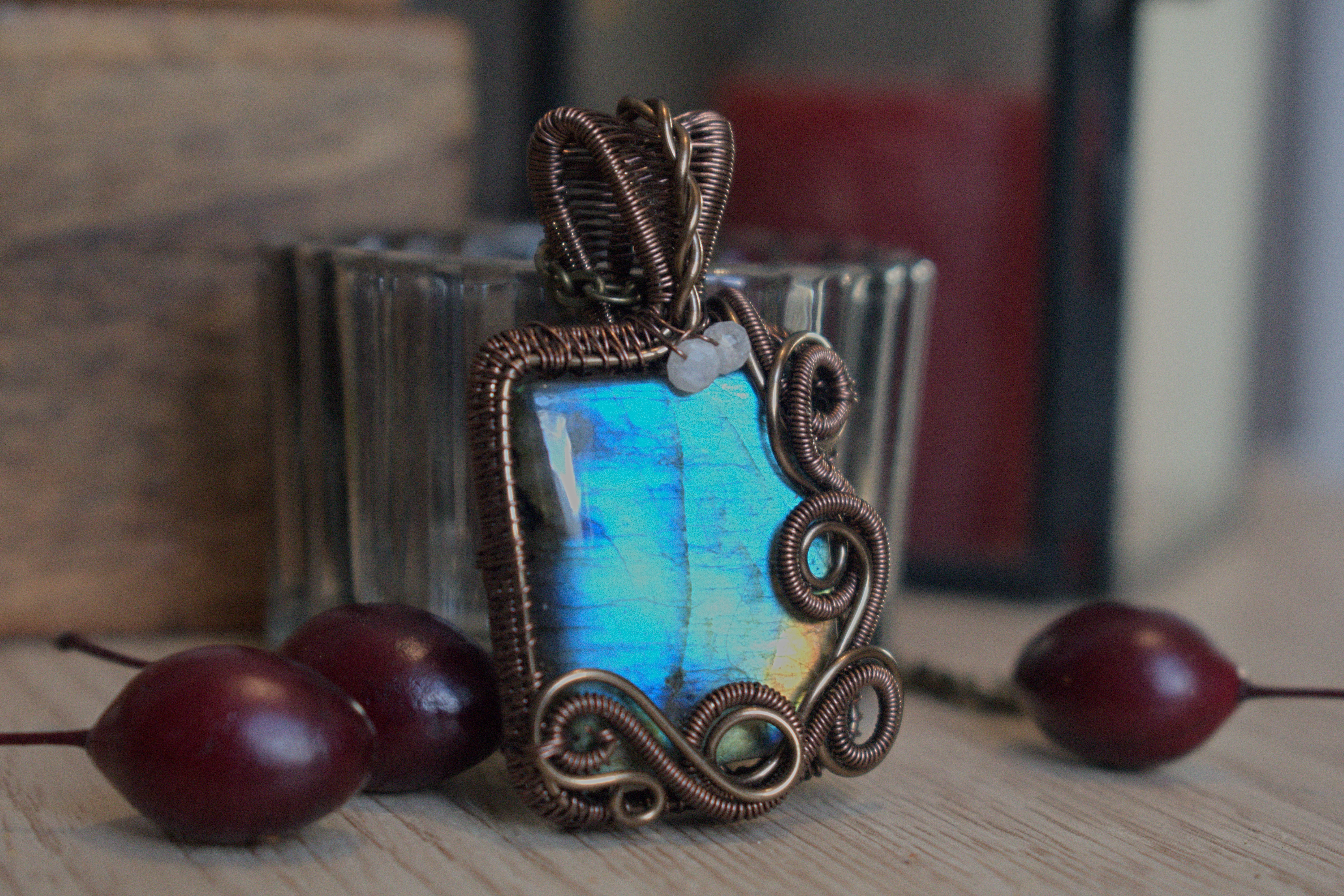 Collier ~Eclat Hivernal~ Labradorite