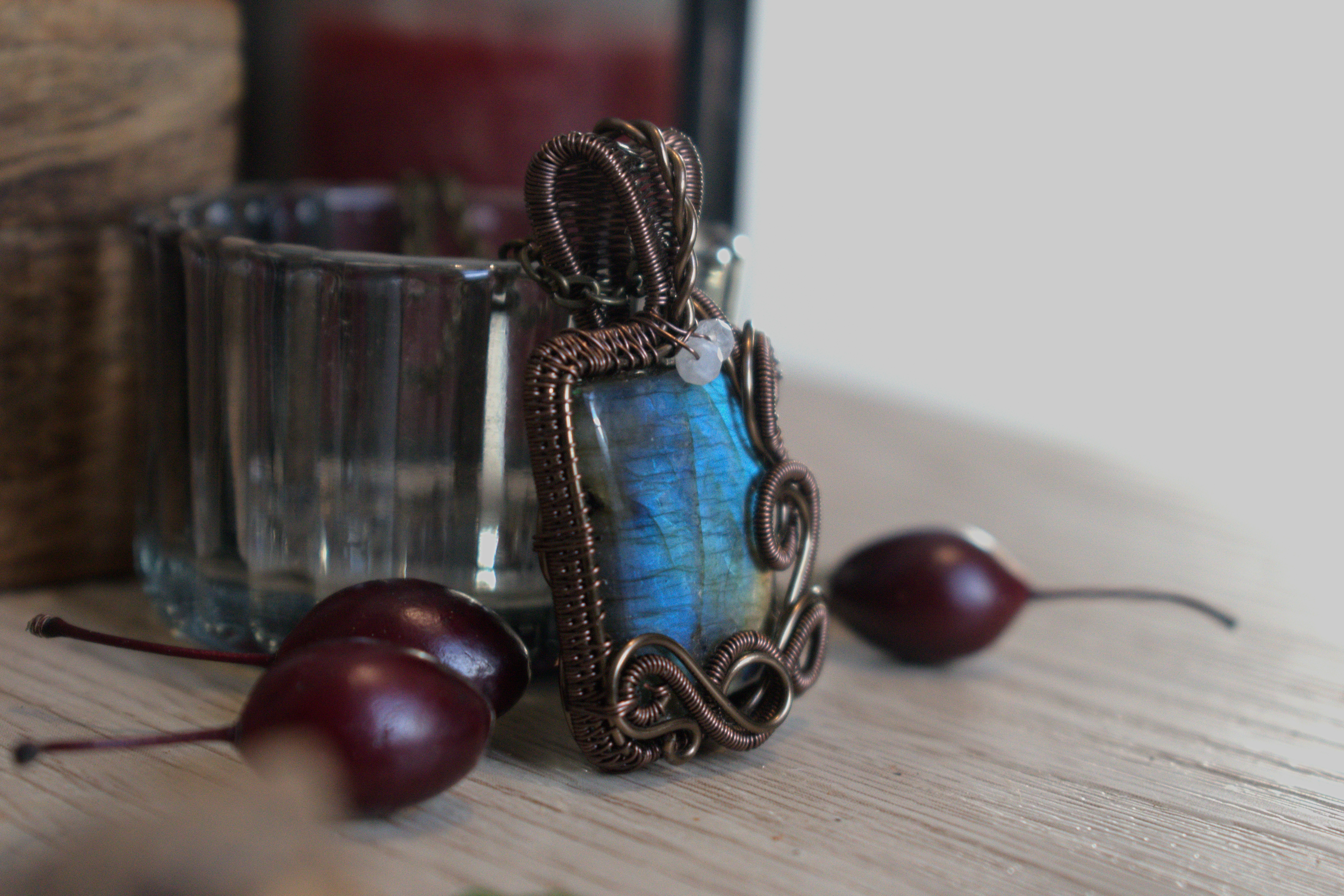 Collier ~Eclat Hivernal~ Labradorite