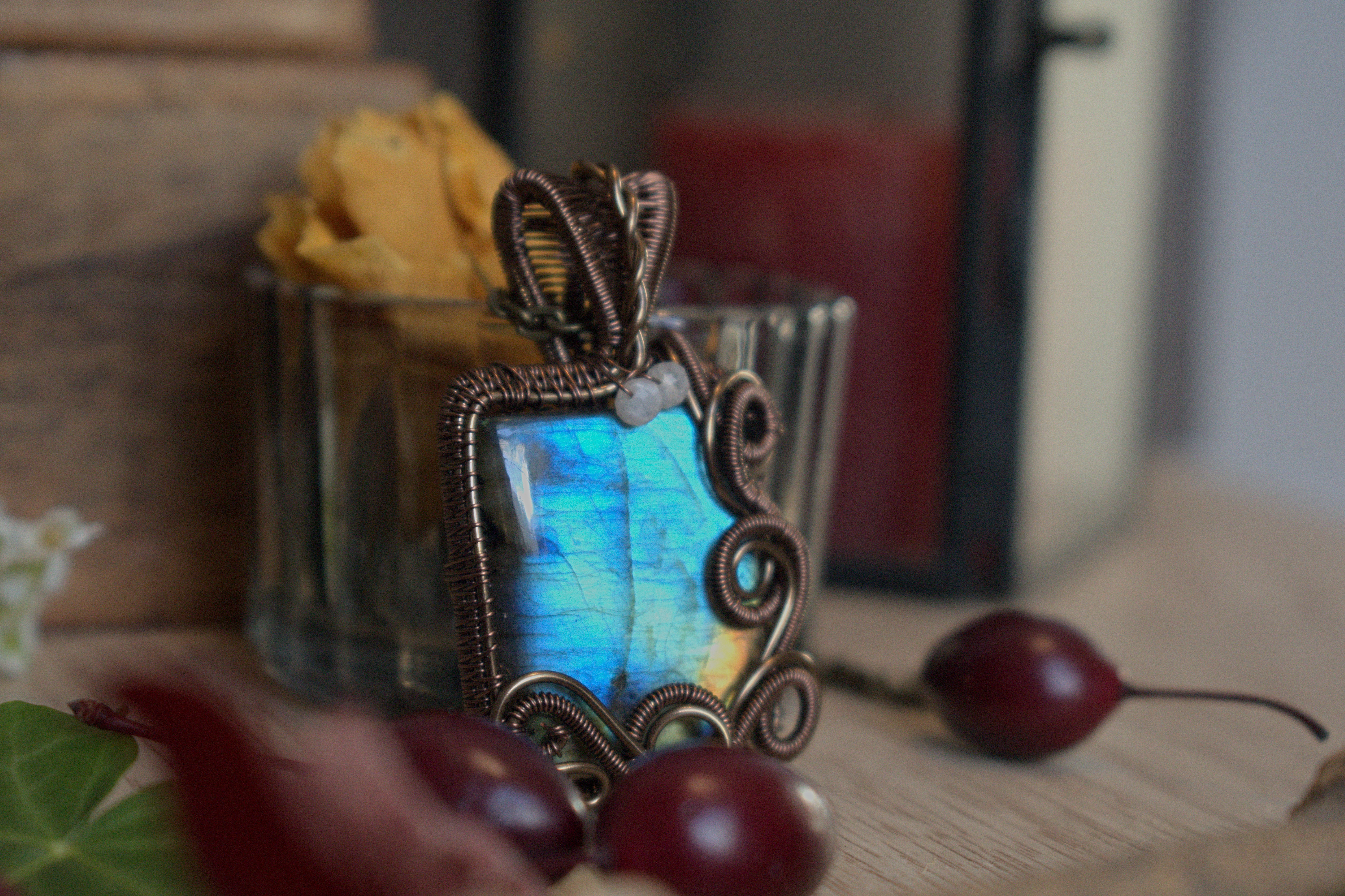 Collier ~Eclat Hivernal~ Labradorite