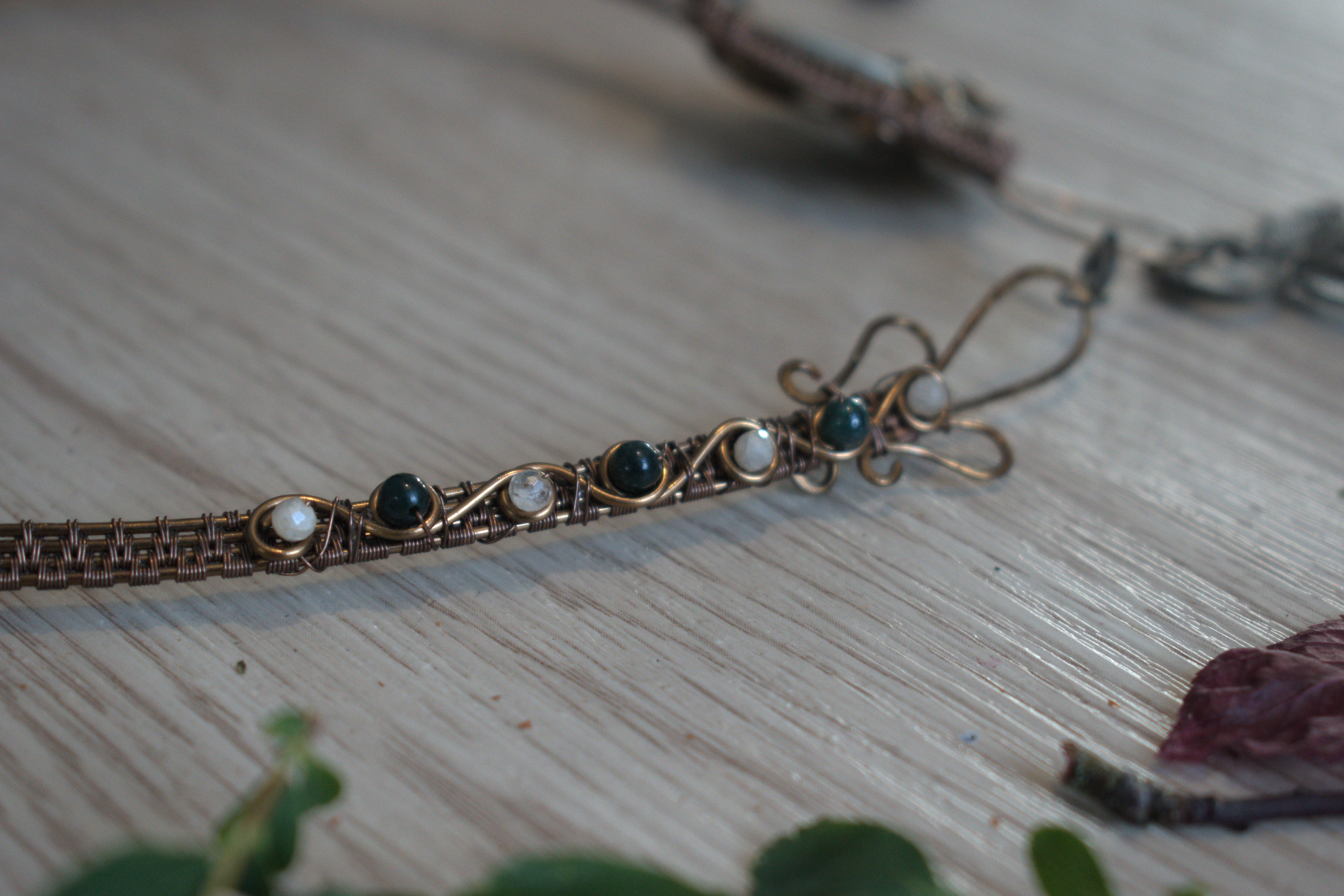 Torque ~Le Trésor des Sous Bois~ Agate Mousse